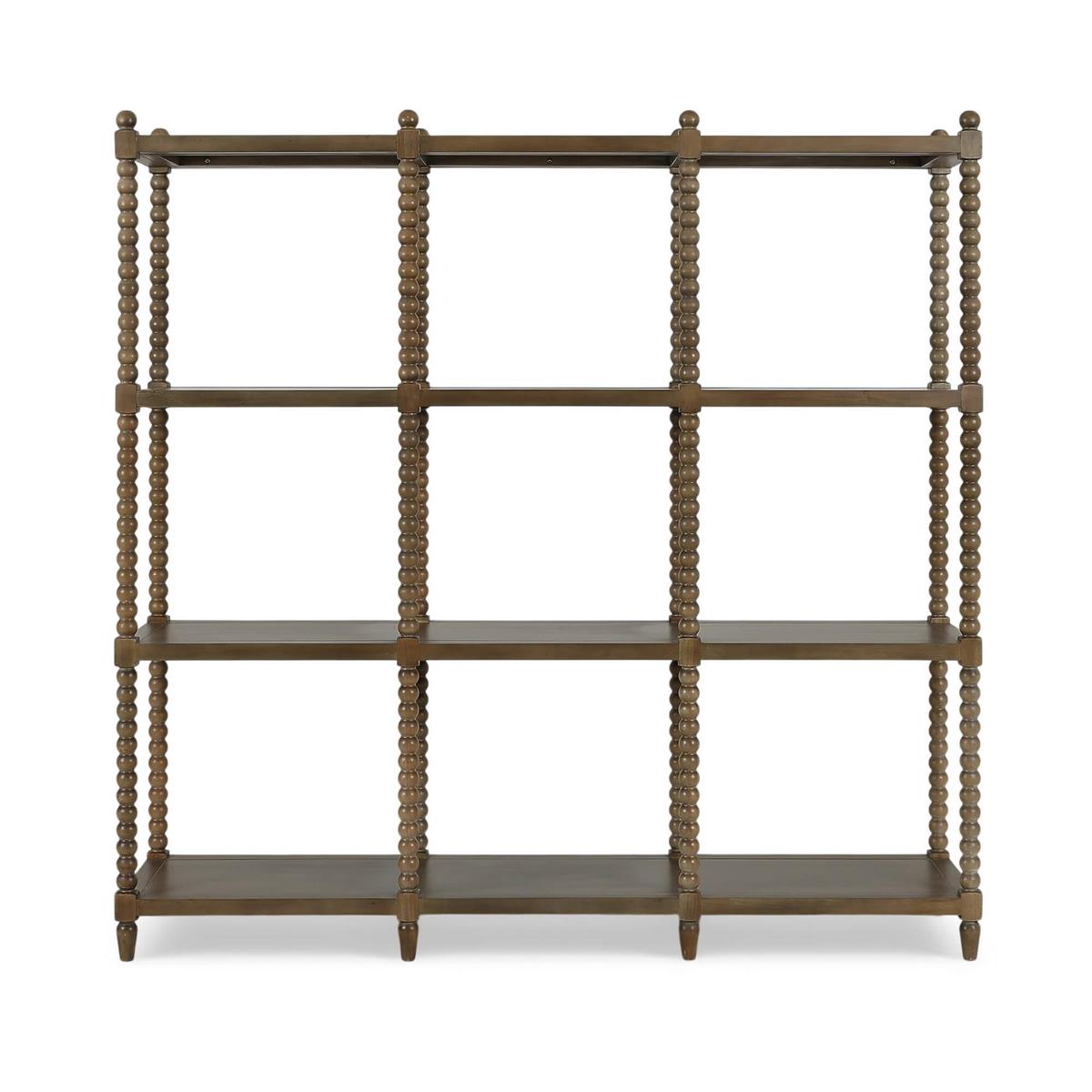 Bramble Cholet Open Bookcase KD — Straw Wash