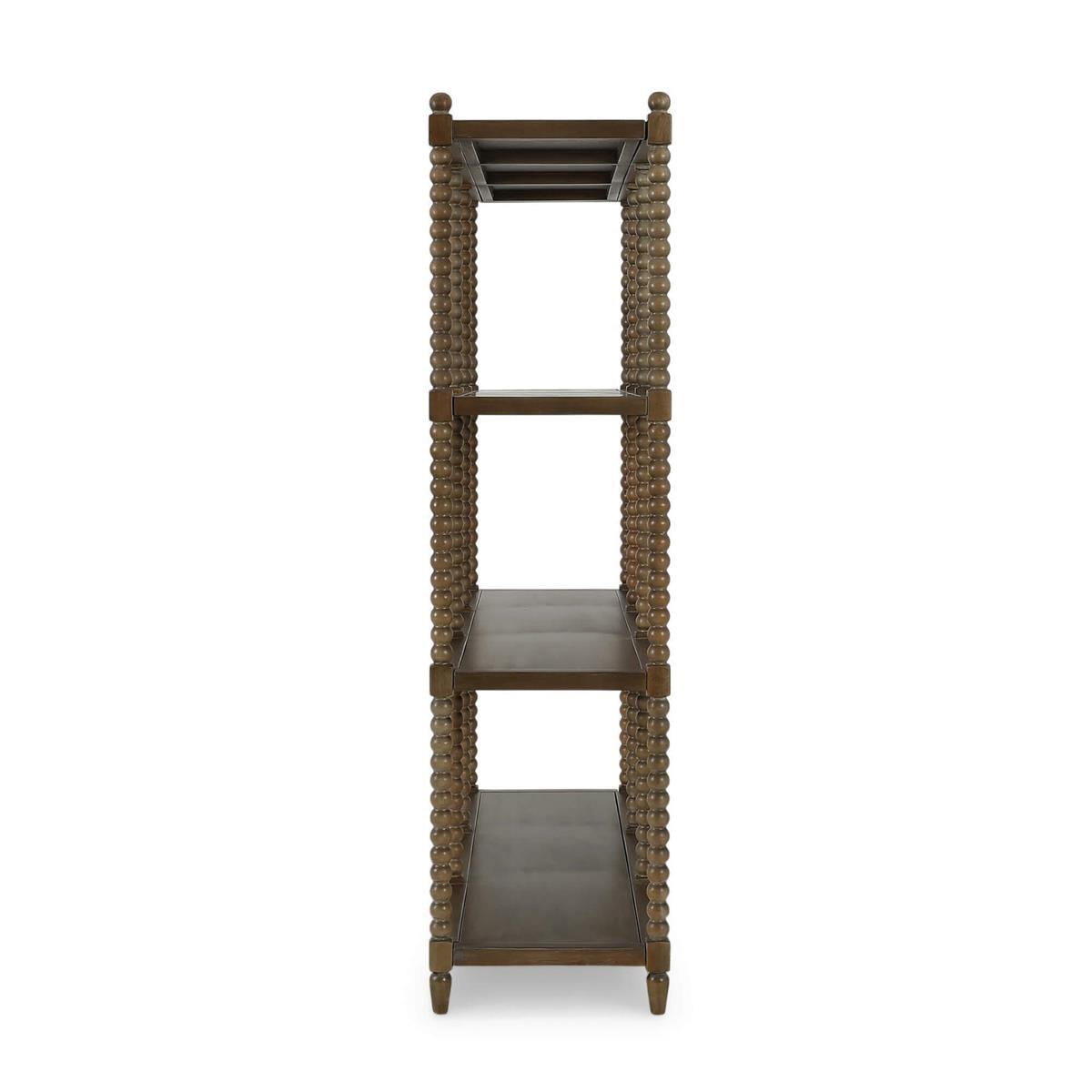 Bramble Cholet Open Bookcase KD — Straw Wash