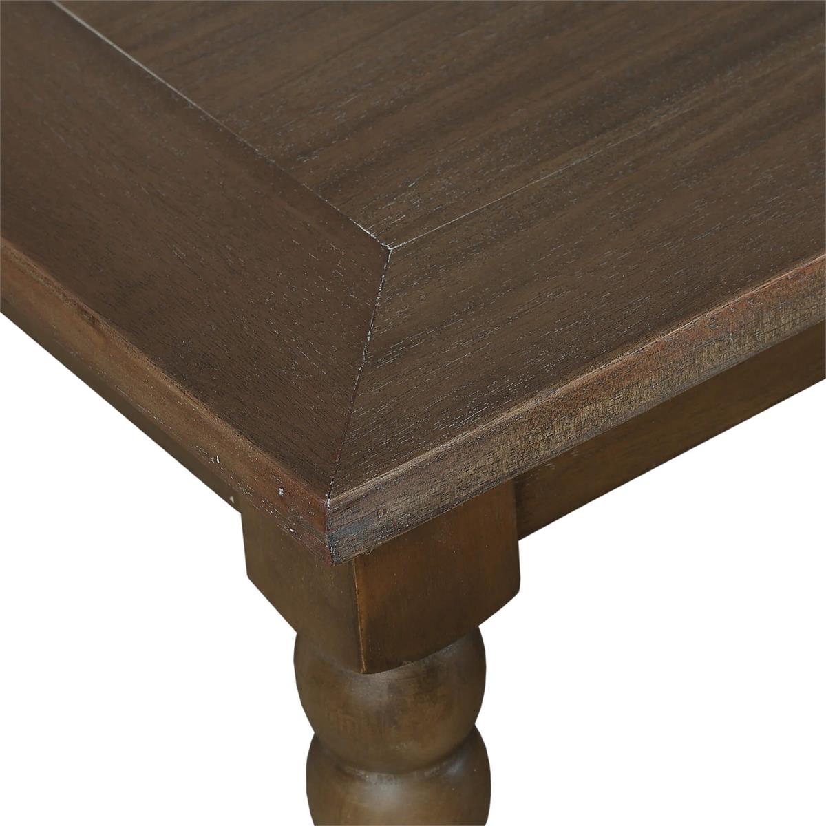 Bramble Cholet Square Coffee Table — Straw Wash