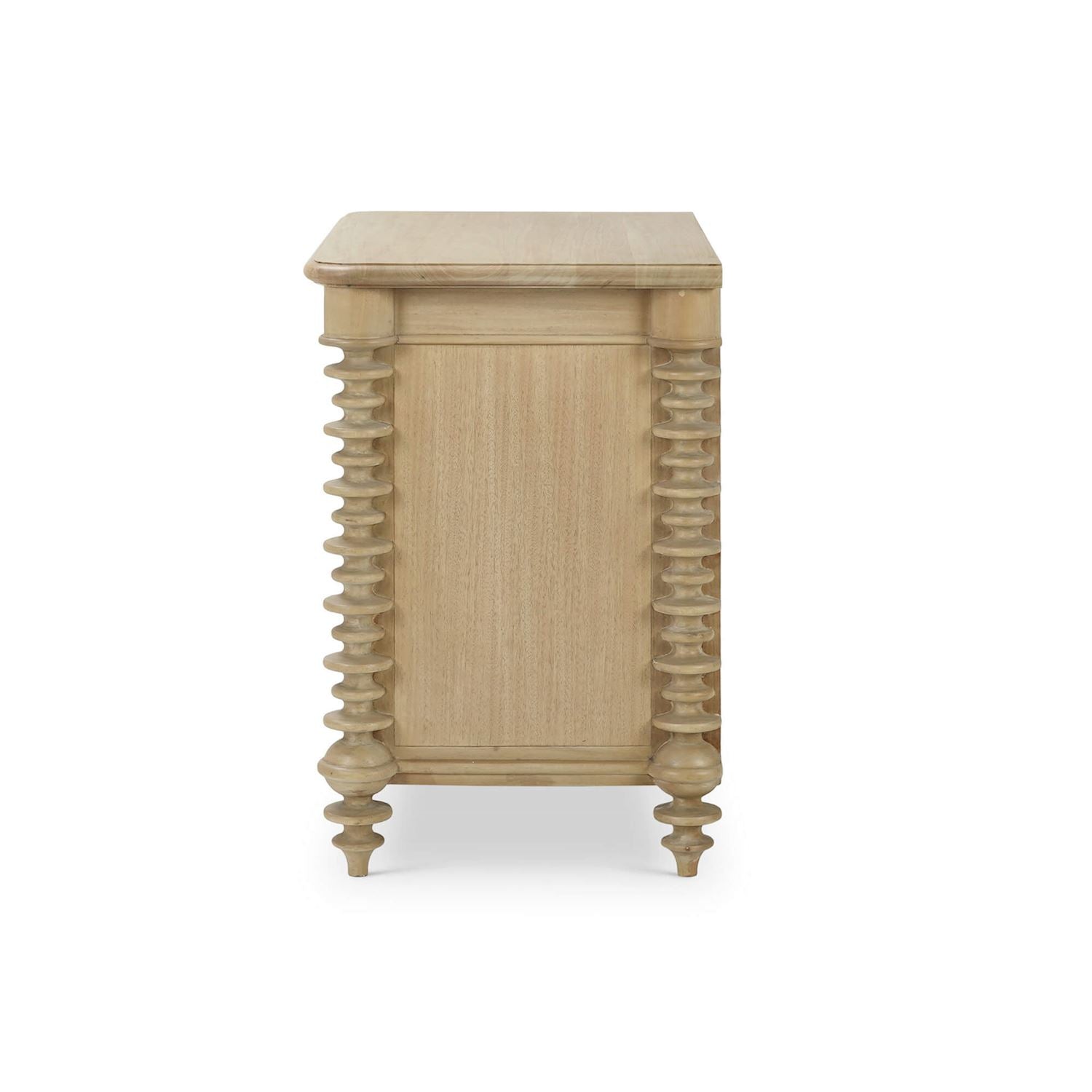 Bramble Milano 2 Drawer Bedside Table — Fruit Wood