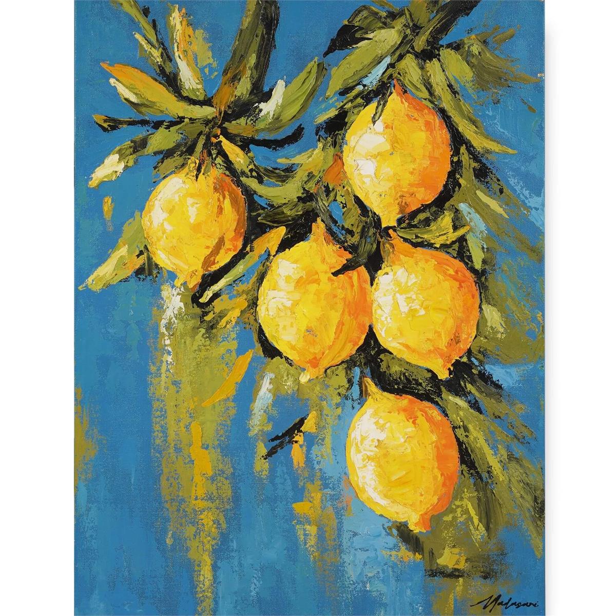 Bramble Lemon Citron on Canvas 24 x 36