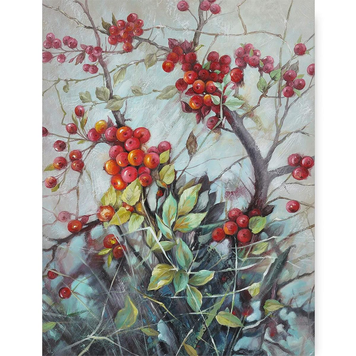 Bramble Berry Blossom on Canvas 24 x 36