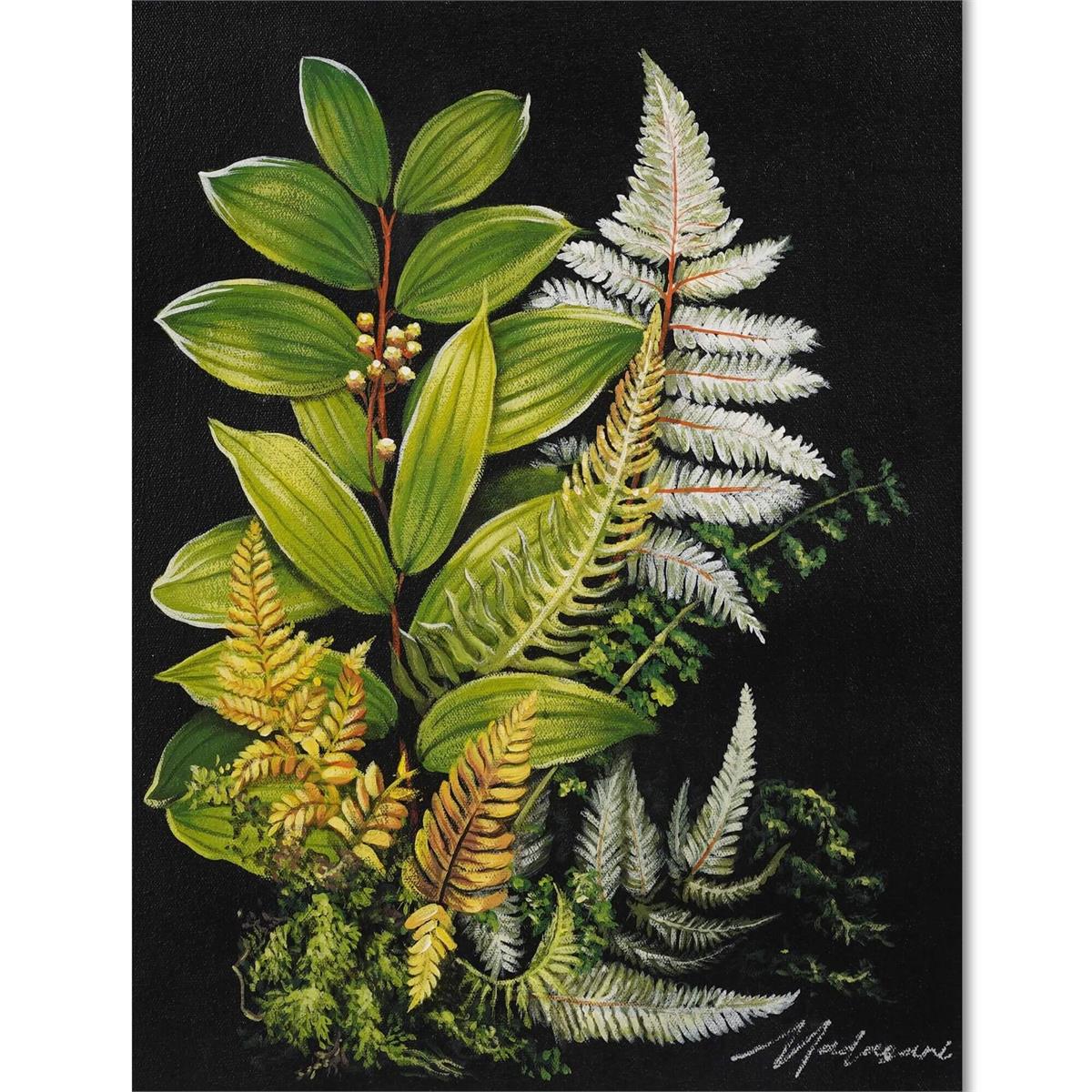 Bramble Fern Forest on Canvas 30 x 40