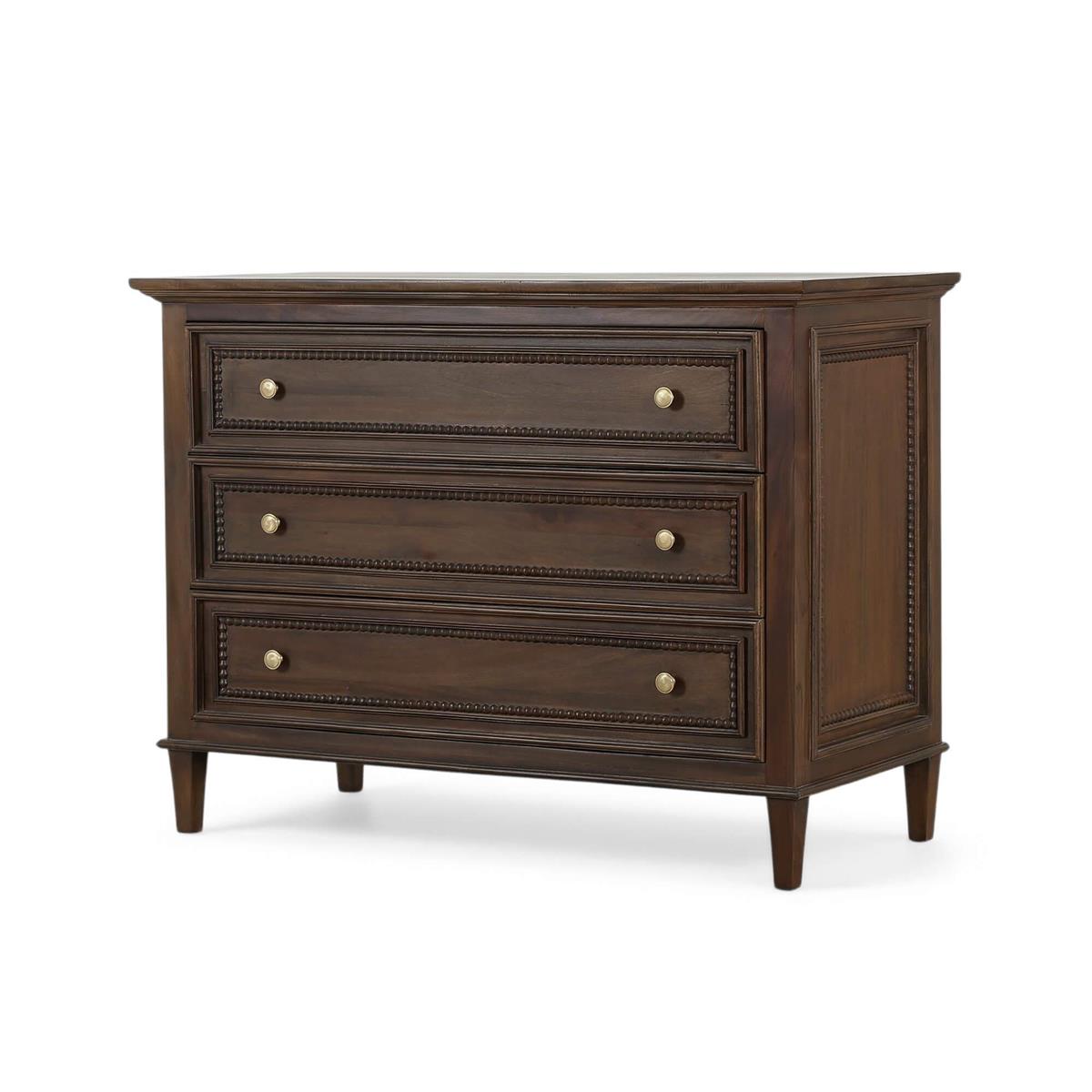Bramble Vivienne 3 Drawer Dresser — Dark Walnut