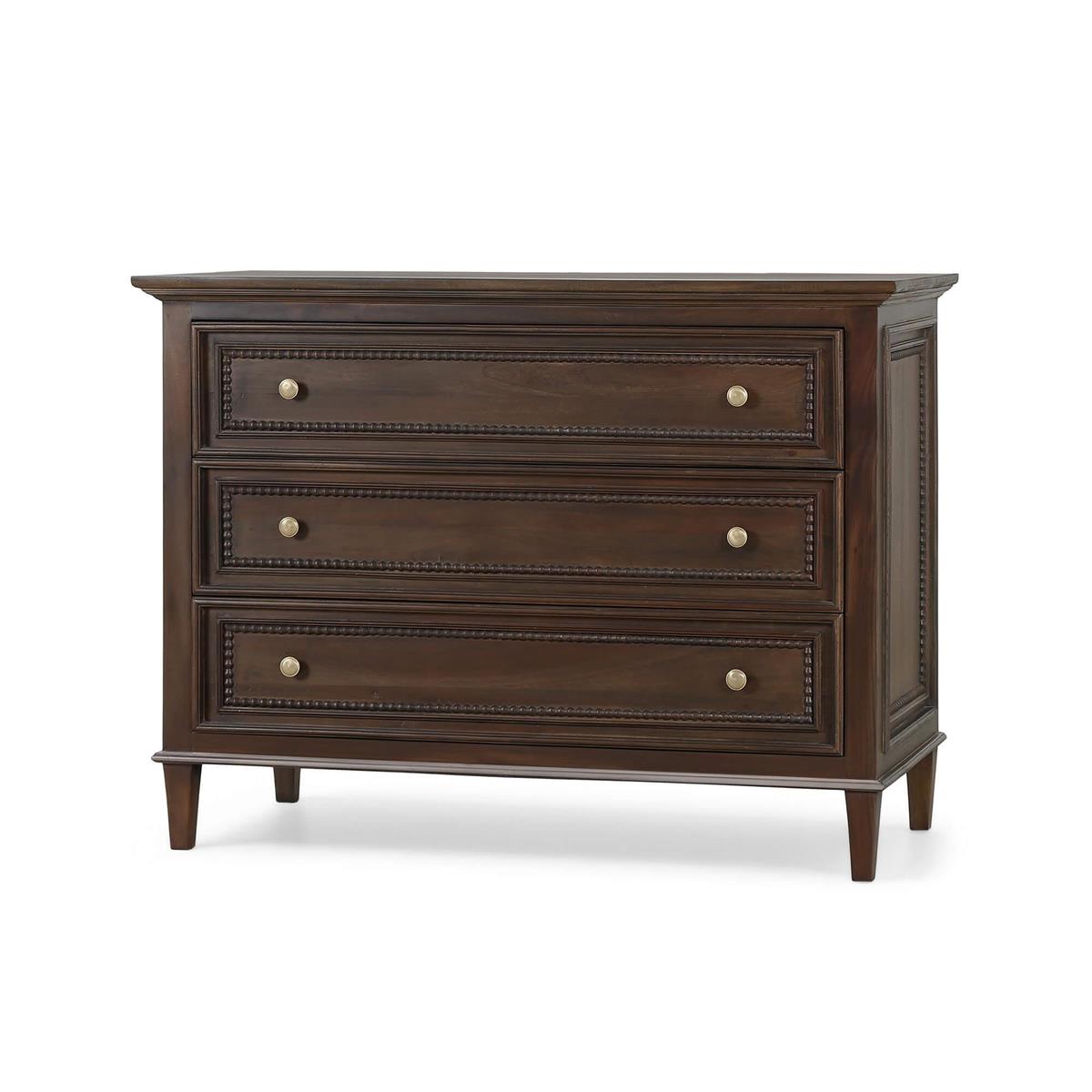 dark brown 3 drawer dresser Vivienne 25 Wrap Dress Outfit SID-JMD12019 running drawers Size:S Tall
