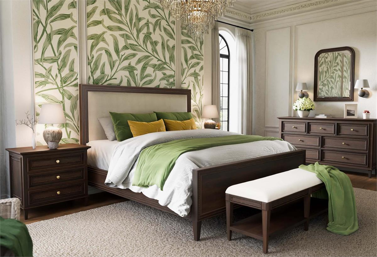 Bramble Vivienne 7 Drawer Dresser — Dark Walnut