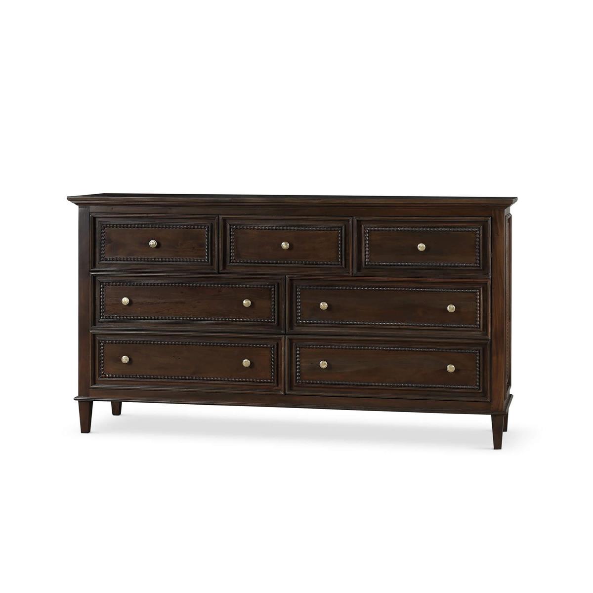 Bramble Vivienne 7 Drawer Dresser — Dark Walnut