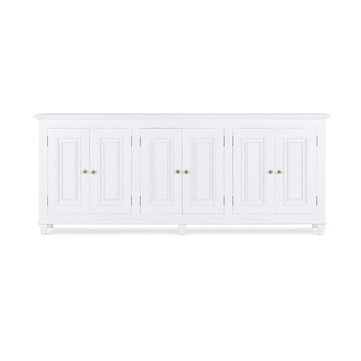 Bramble Vivienne Narrow Sideboard — True White *