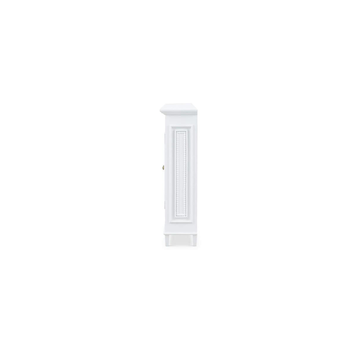 Bramble Vivienne Narrow Sideboard — True White *