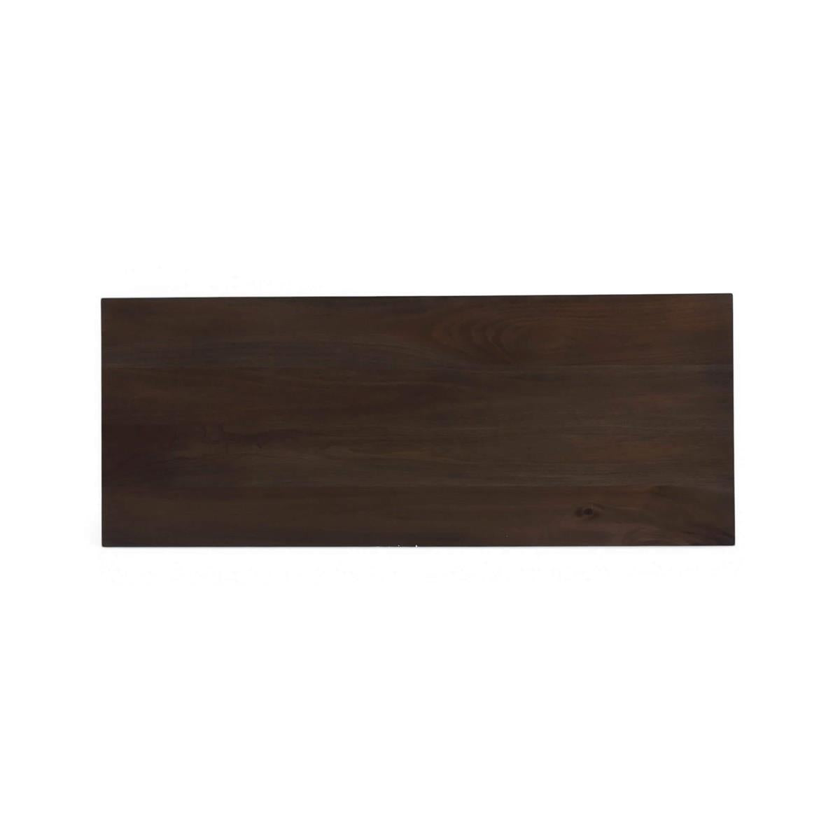 Bramble Vivienne 3 Drawer Desk — Dark Walnut