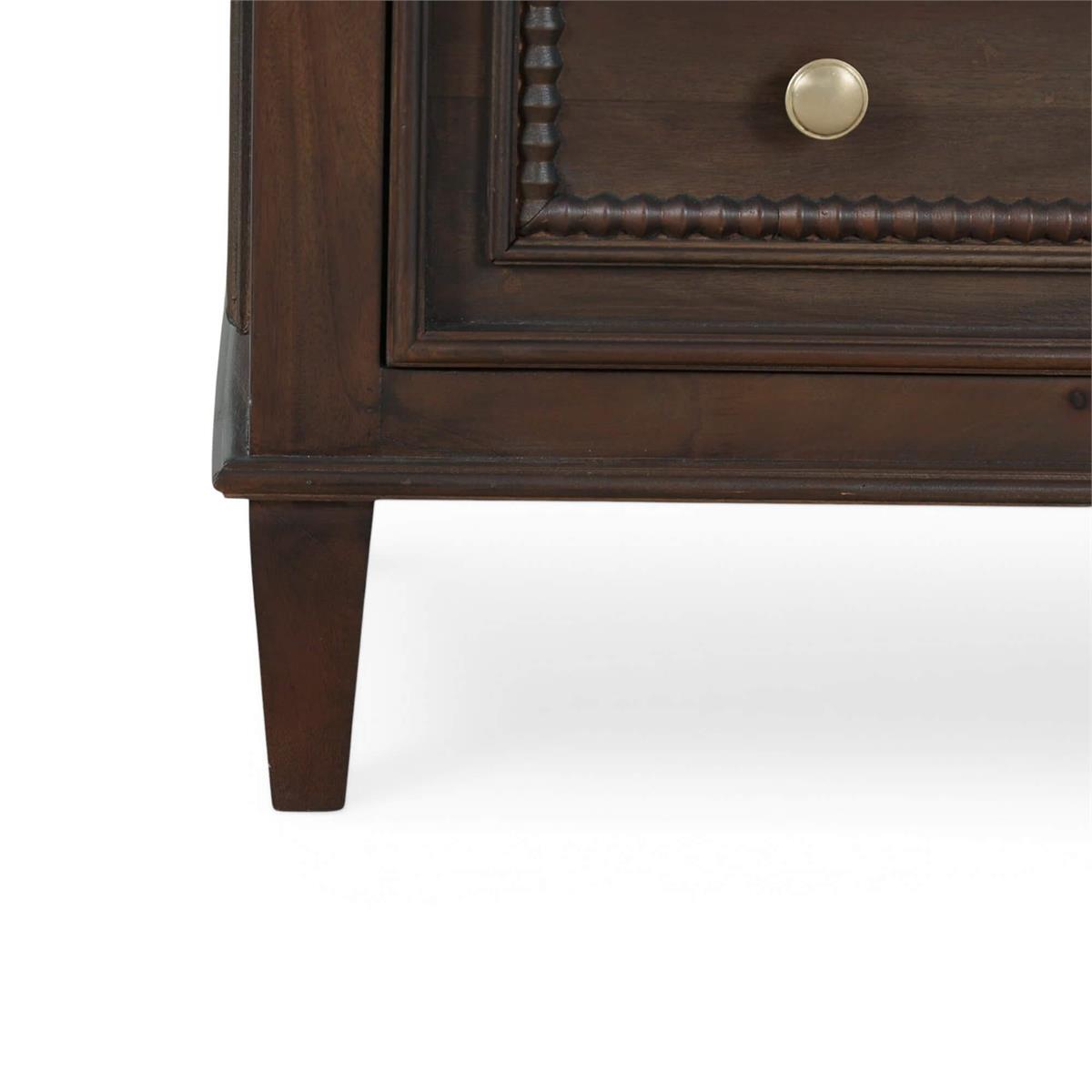 Bramble Vivienne 5 Drawer Dresser — Dark Walnut