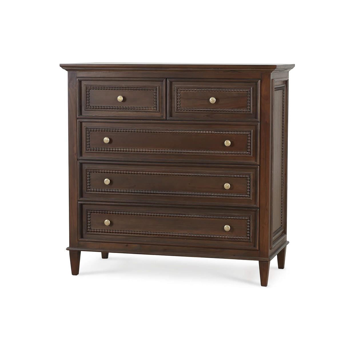Bramble Vivienne 5 Drawer Dresser — Dark Walnut