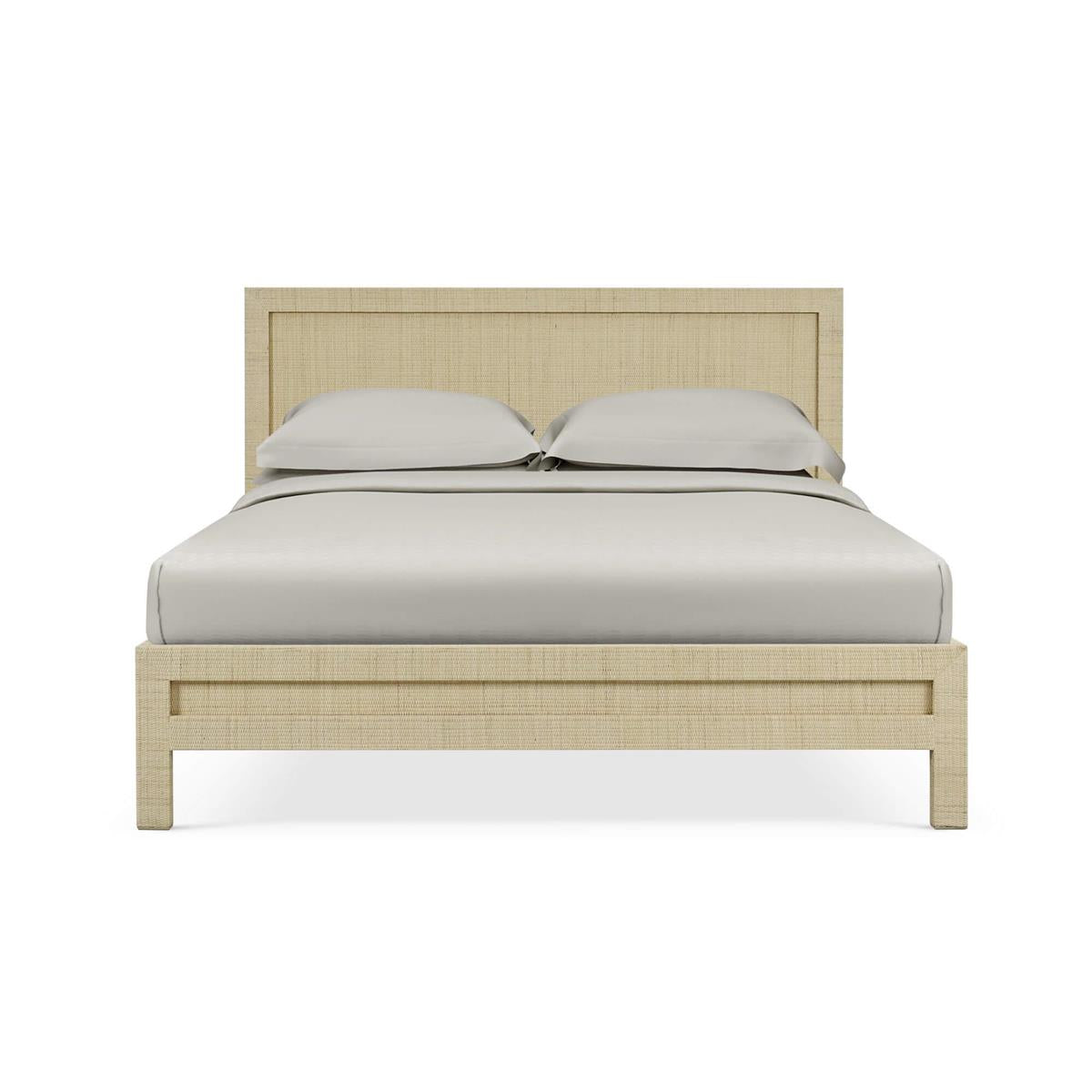Bramble Kagu Rattan Bed King w/ Rattan Natural — Rattan Natural
