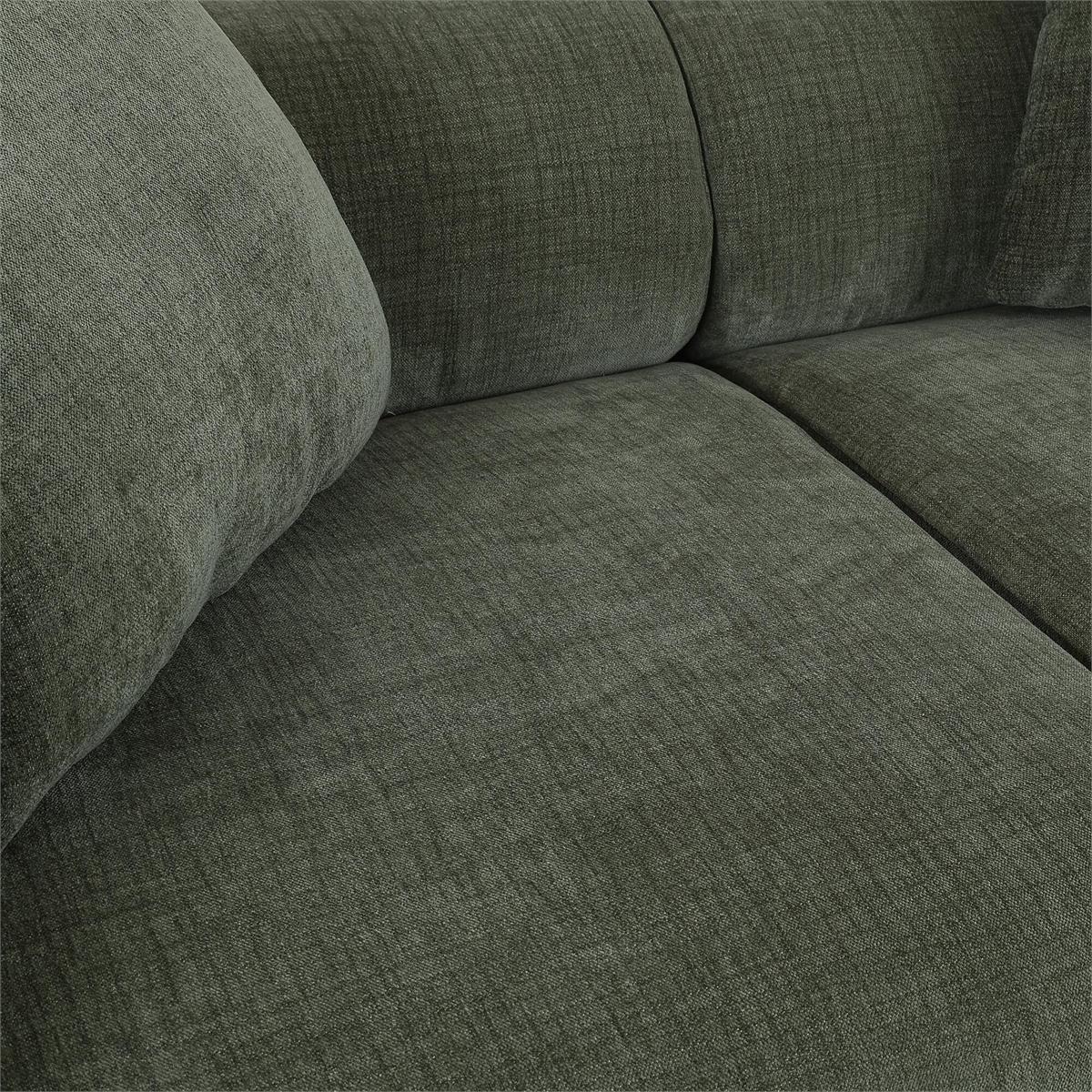 Bramble Arcadia Sofa — Dark Walnut / Thames Moss Green