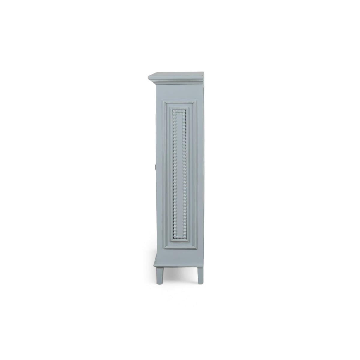 Bramble Vivienne 2 Door Narrow Sideboard — Grey Mist / Light Distressed