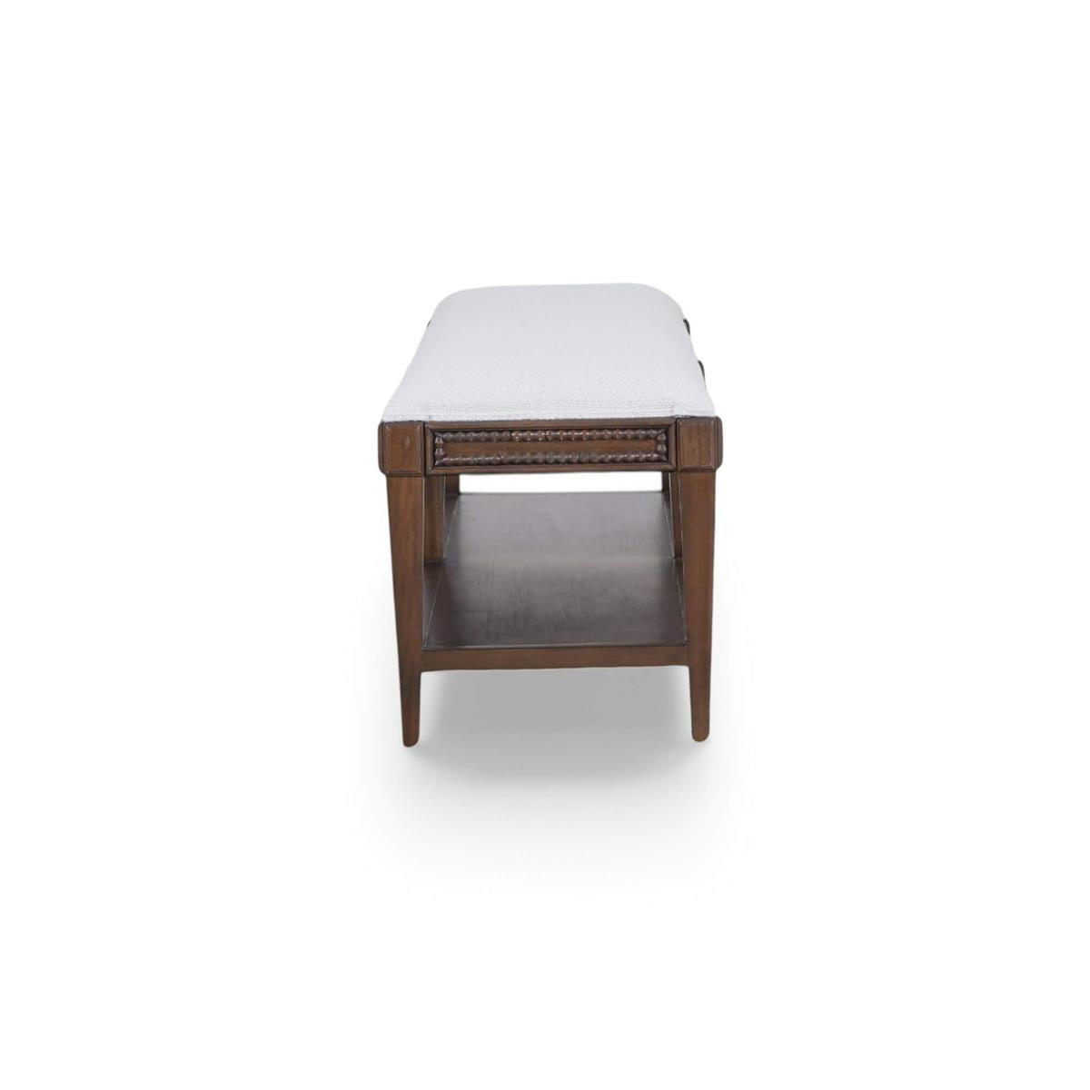 Bramble Vivienne Medium Bench — Dark Walnut / Dinara Natural
