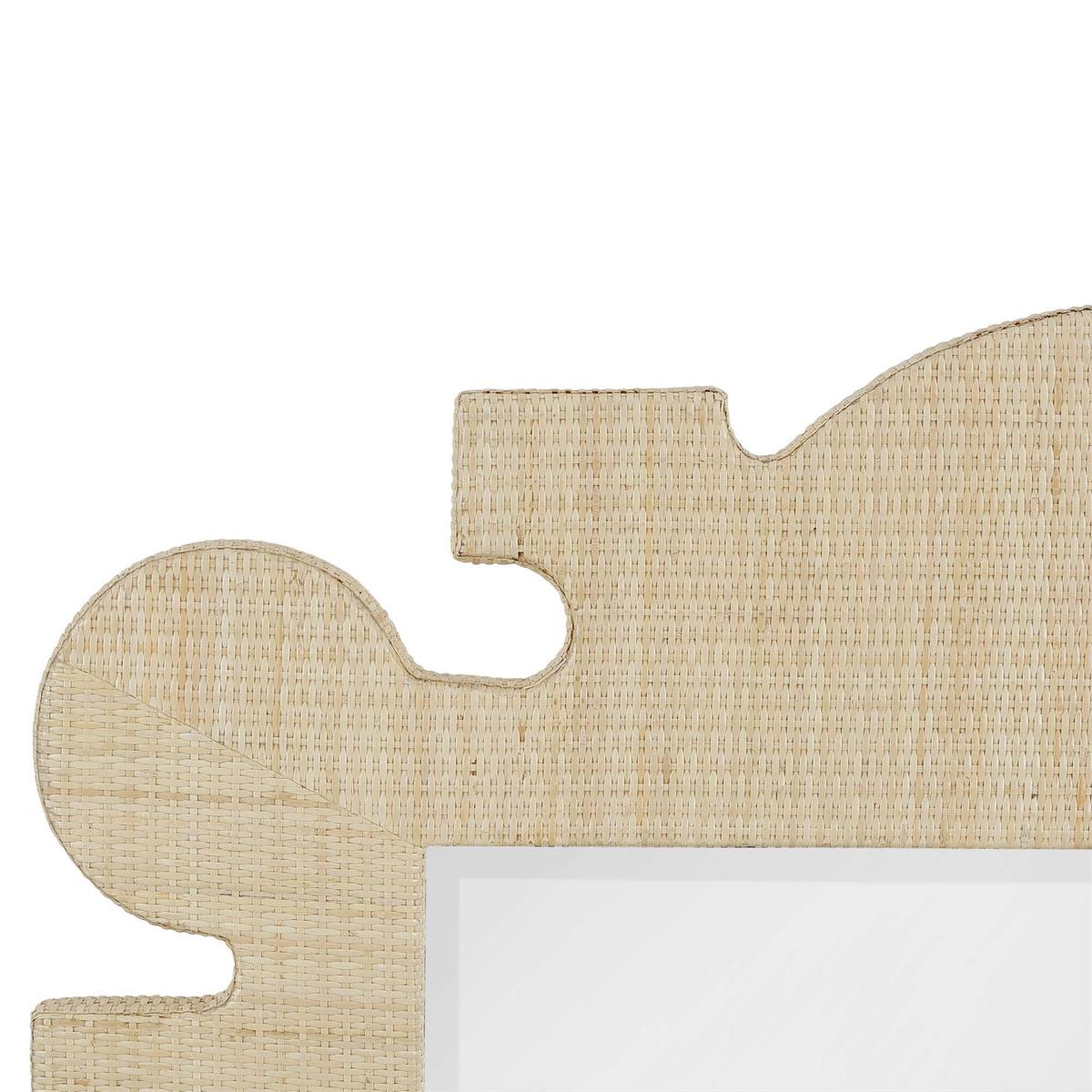 Bramble Rodeo Mirror w/ Rattan Natural — Rattan Natural