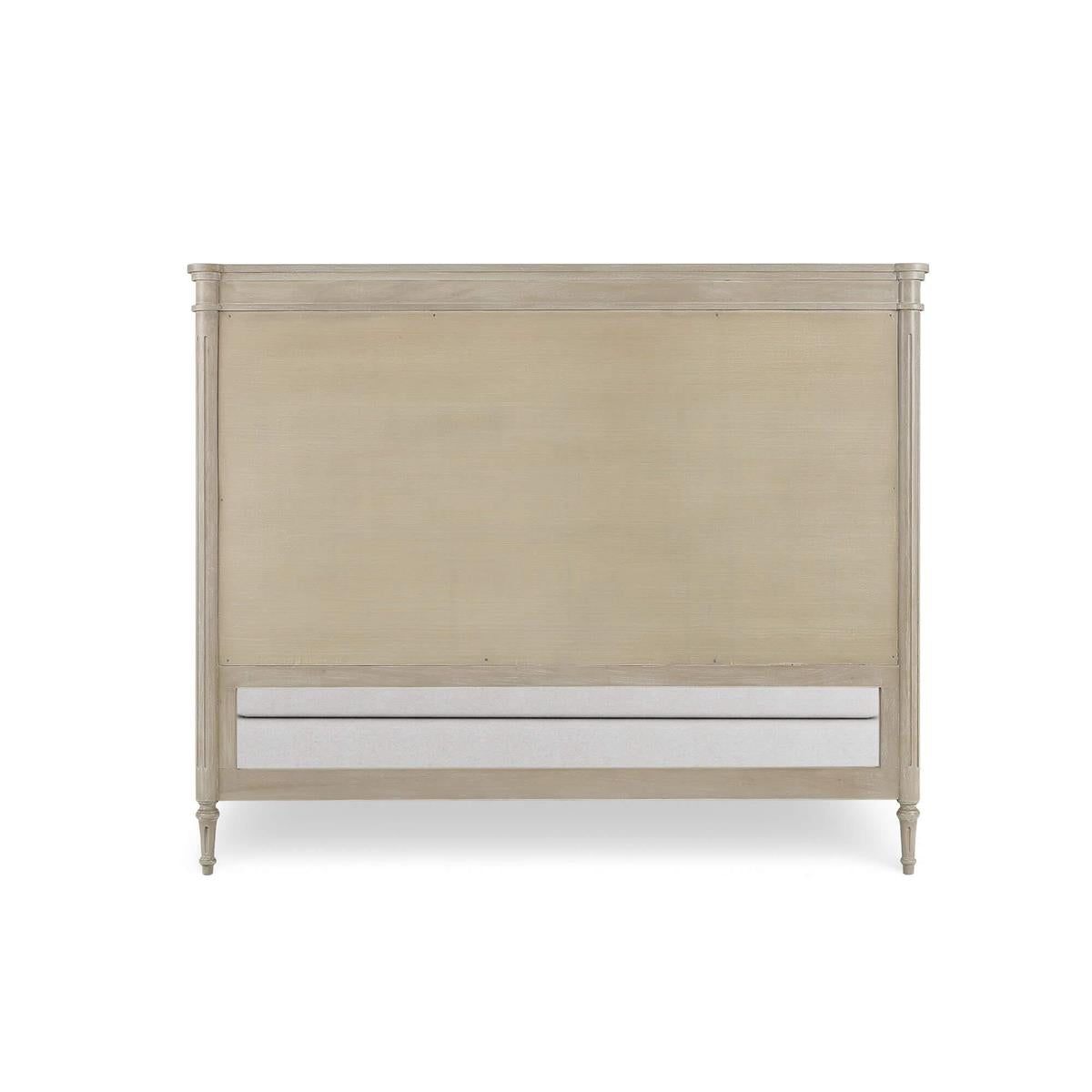 Bramble Kelly Queen Bed — Sandbar / Taupe Velour
