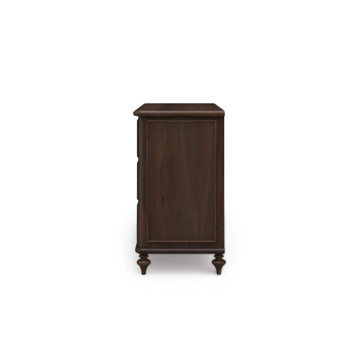 Bramble Savannah 7 Drawer Dresser — Dark Walnut