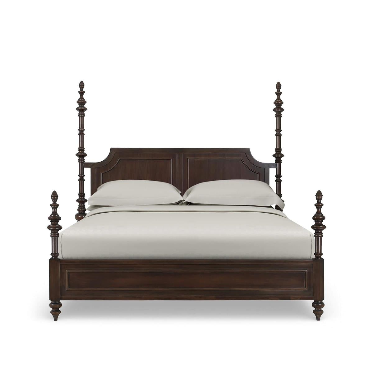 Bramble Savannah Bed King — Dark Walnut