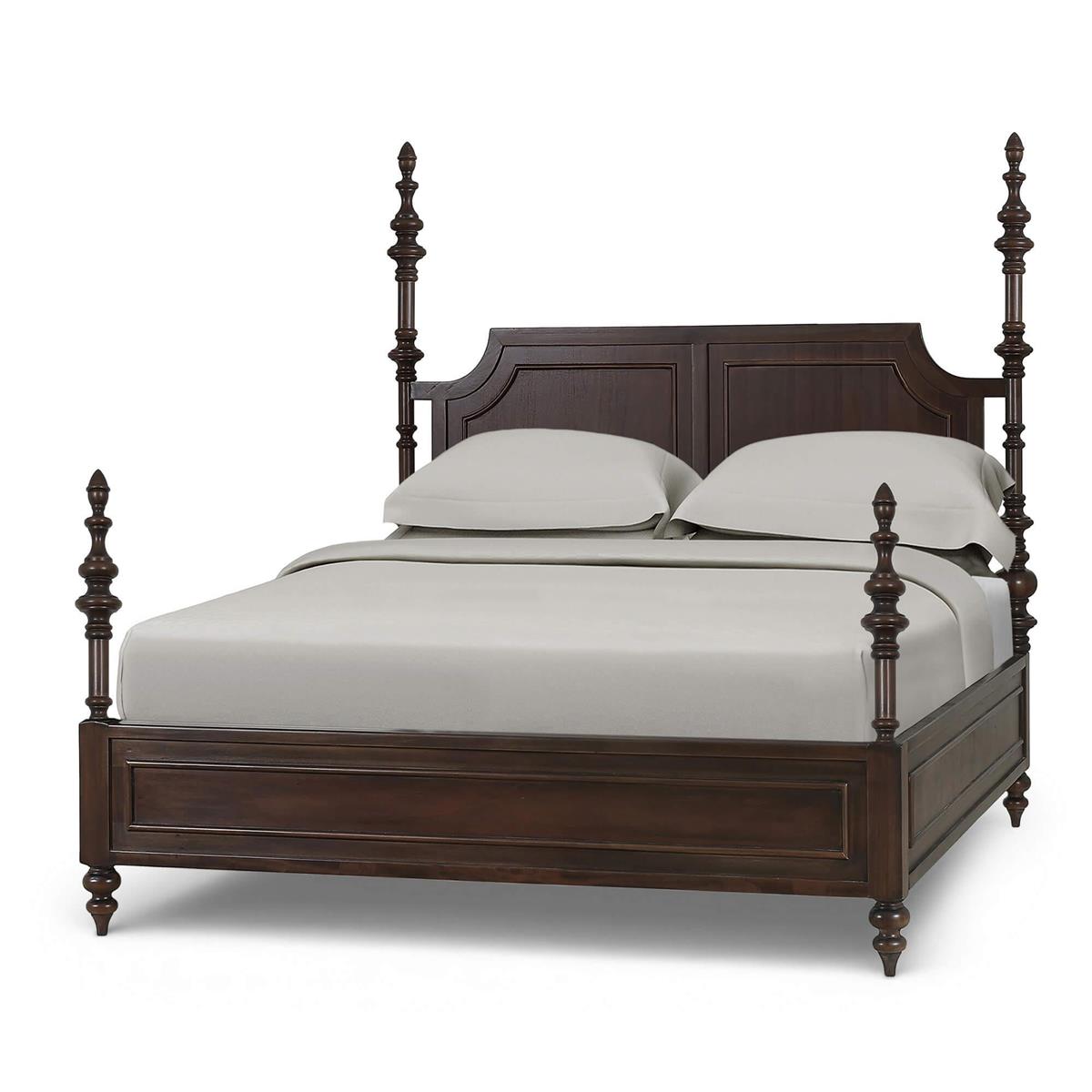 Bramble Savannah Bed Queen — Dark Walnut