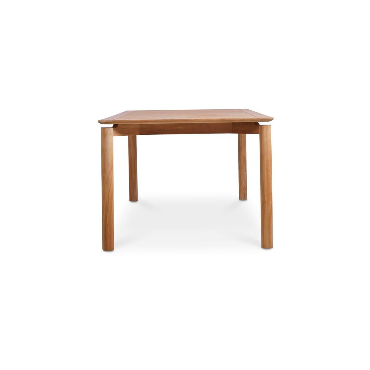Bramble Virginia Dining Table 94'' - Outdoor Teak — Natural Teak Fine Sanded
