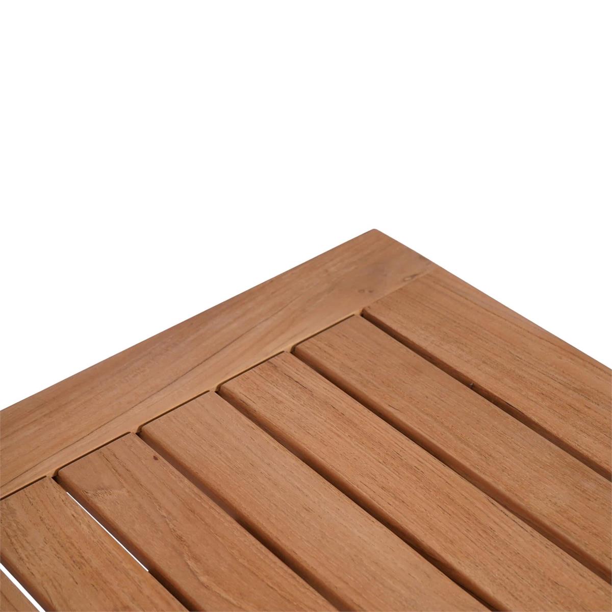 Bramble Virginia Dining Table 94'' - Outdoor Teak — Natural Teak Fine Sanded