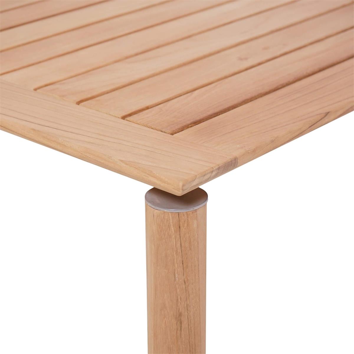 Bramble Virginia Rectangular Coffee Table - Outdoor Teak — Natural Teak Fine Sanded