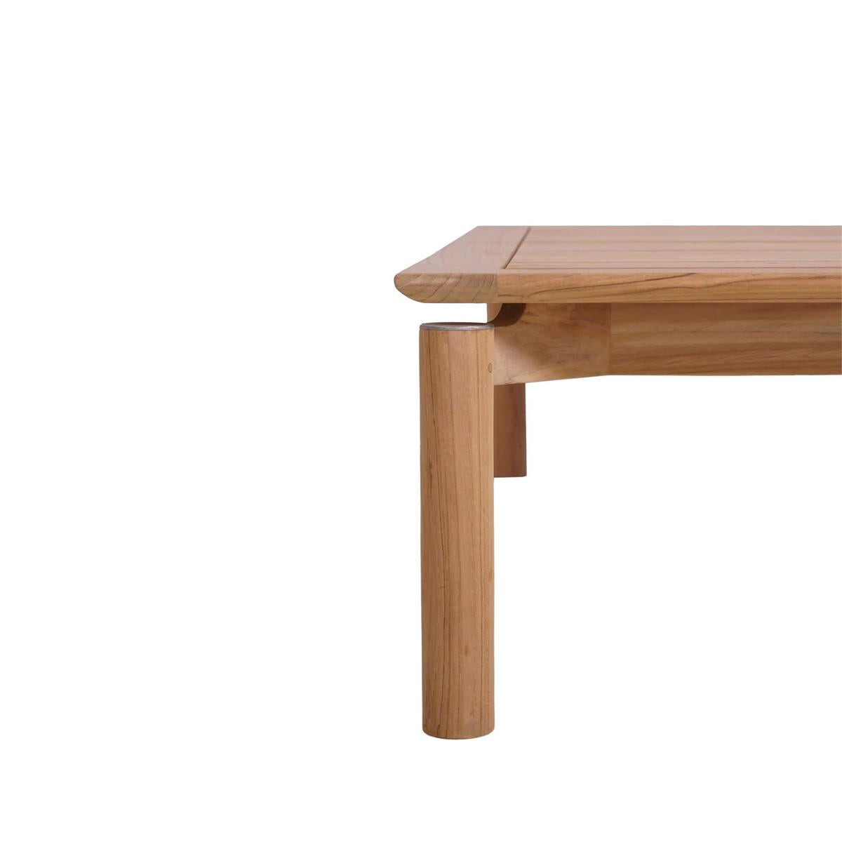 Bramble Virginia Rectangular Coffee Table - Outdoor Teak — Natural Teak Fine Sanded