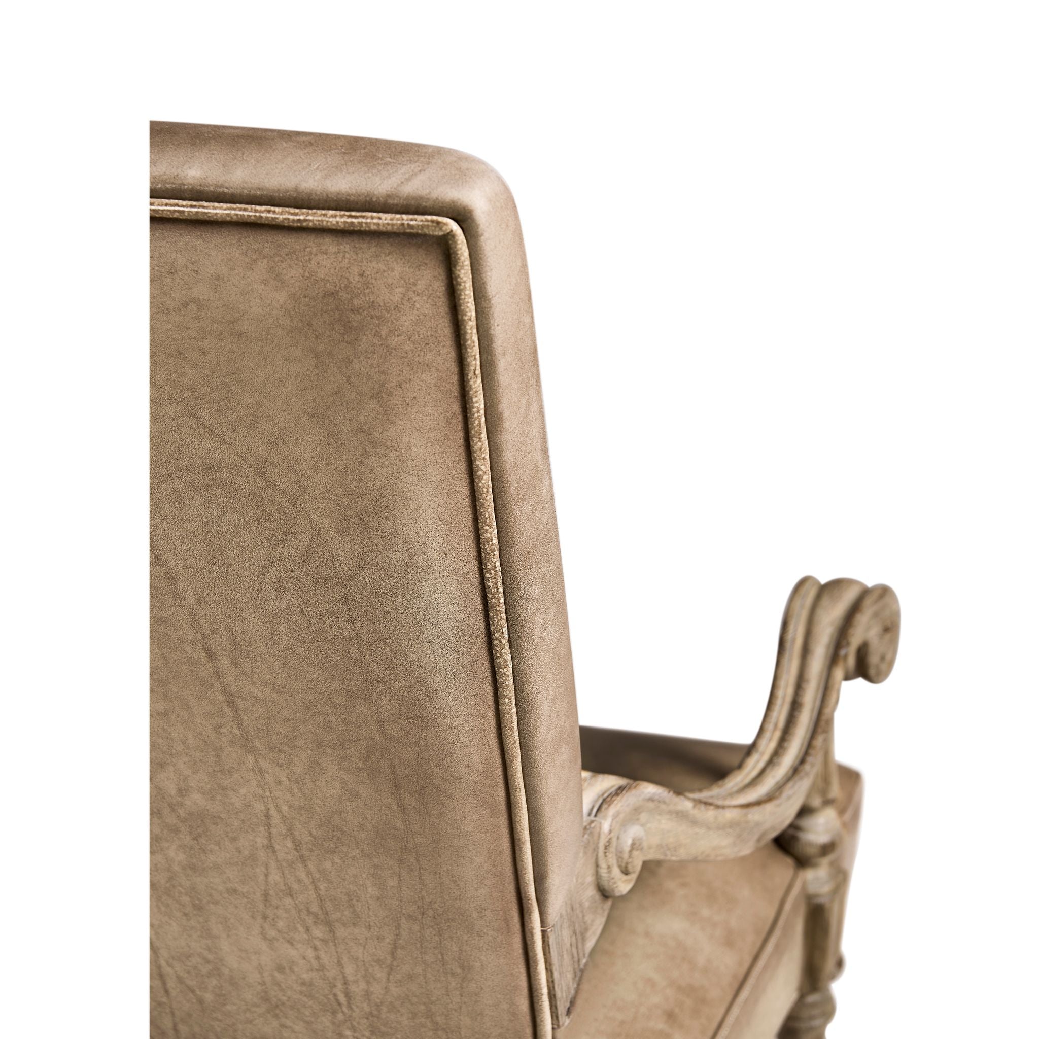 Jonathan Charles Sagehill Arm Chair — Leather
