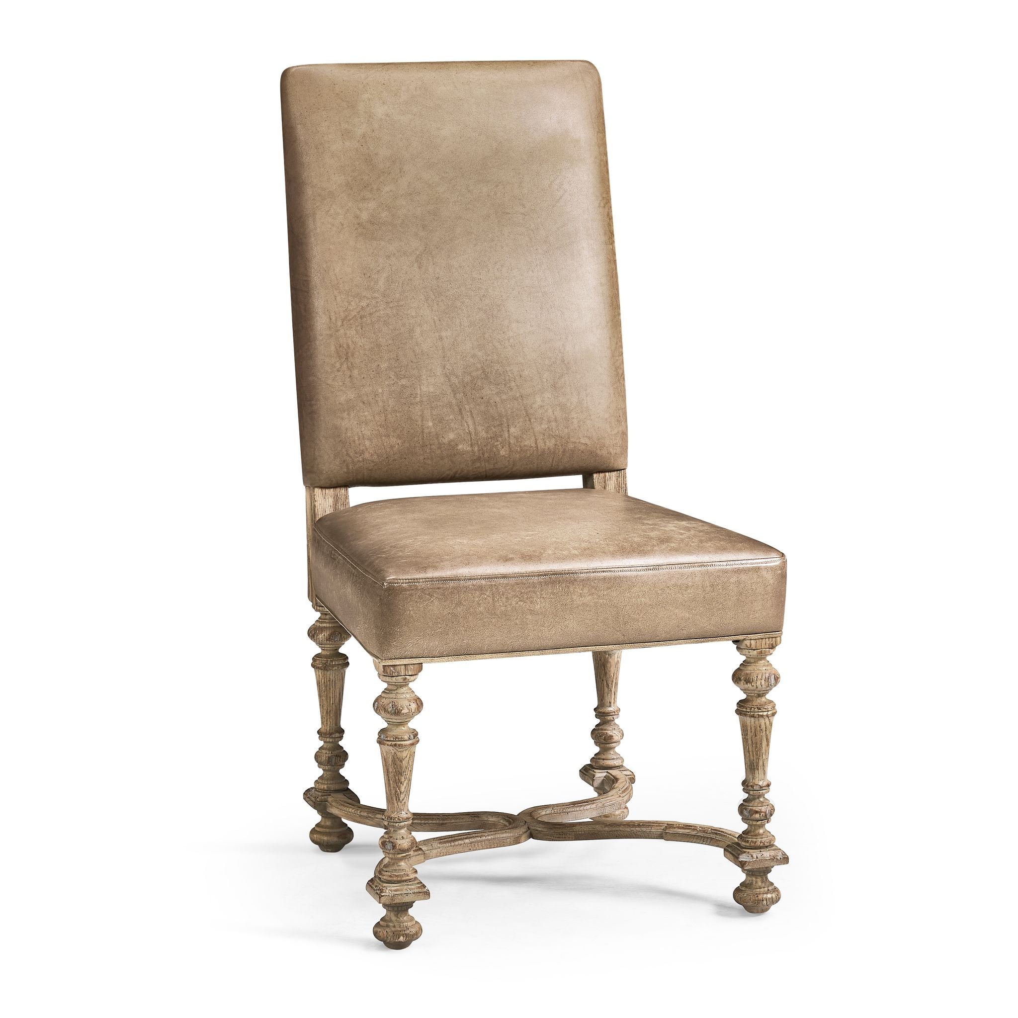 Jonathan Charles Sagehill Side Chair — Leather