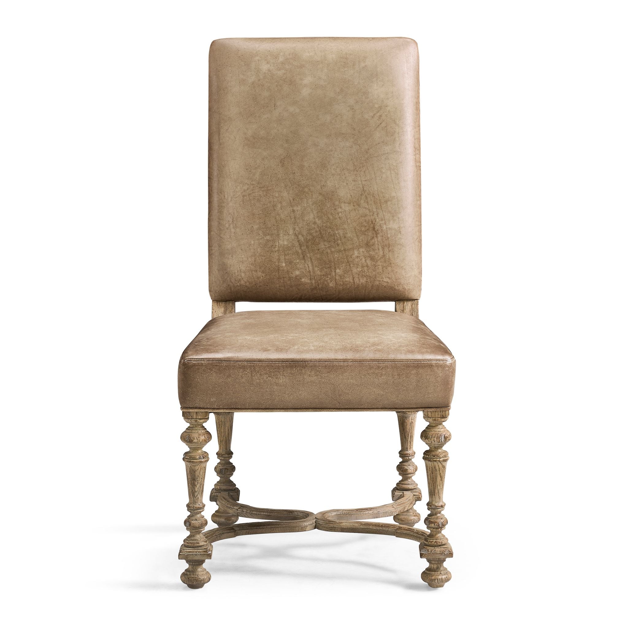 Jonathan Charles Sagehill Side Chair — Leather