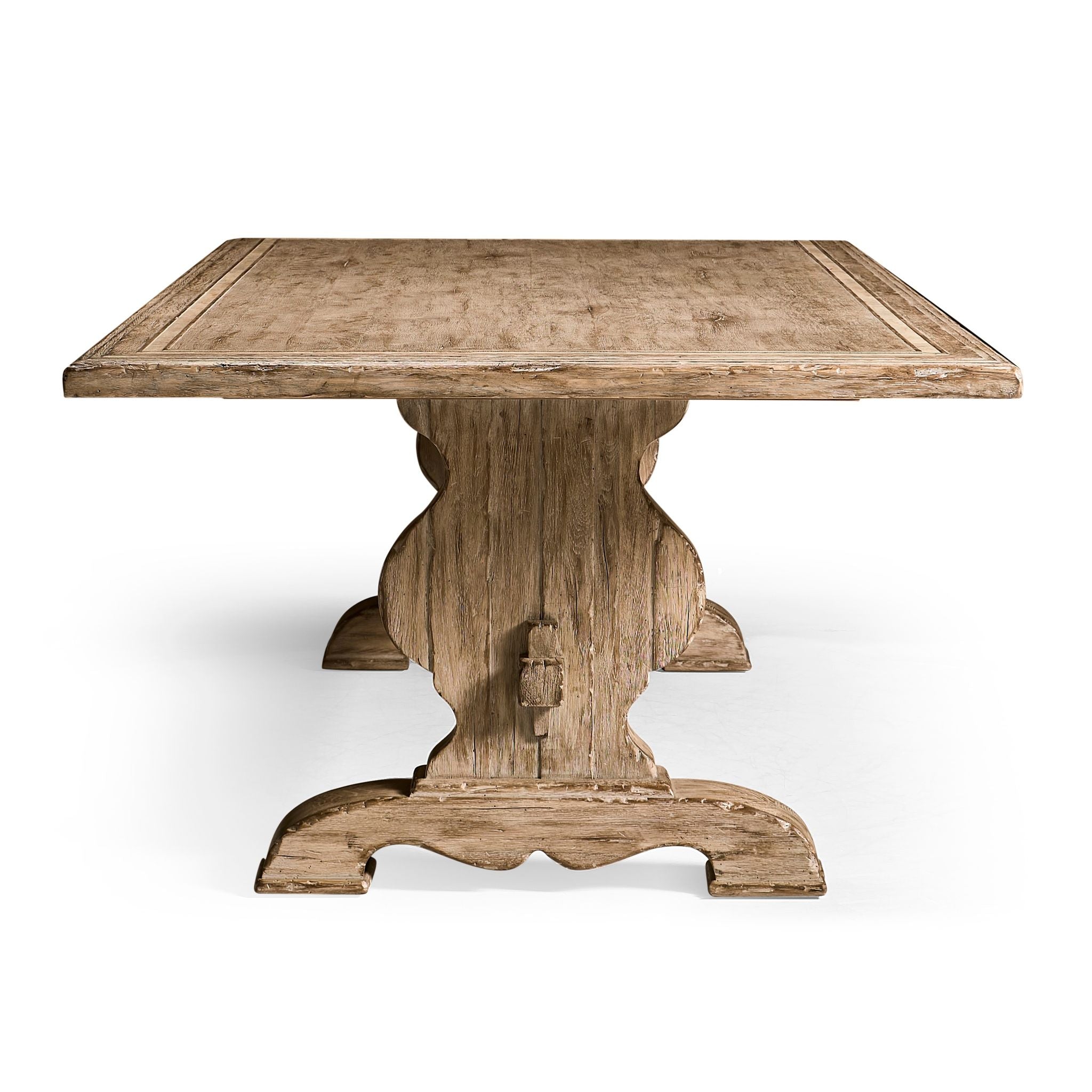 Jonathan Charles Sagehill Rectangular Trestle Table — 124"