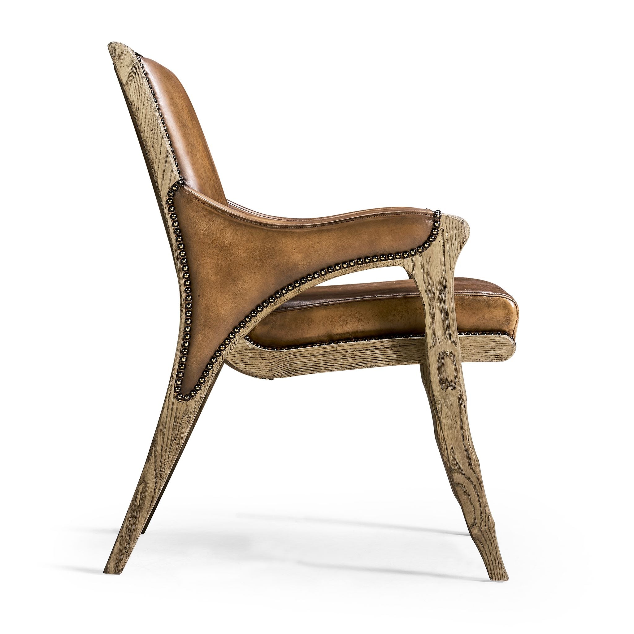 Jonathan Charles Echo Canyon Arm Chair — Leather