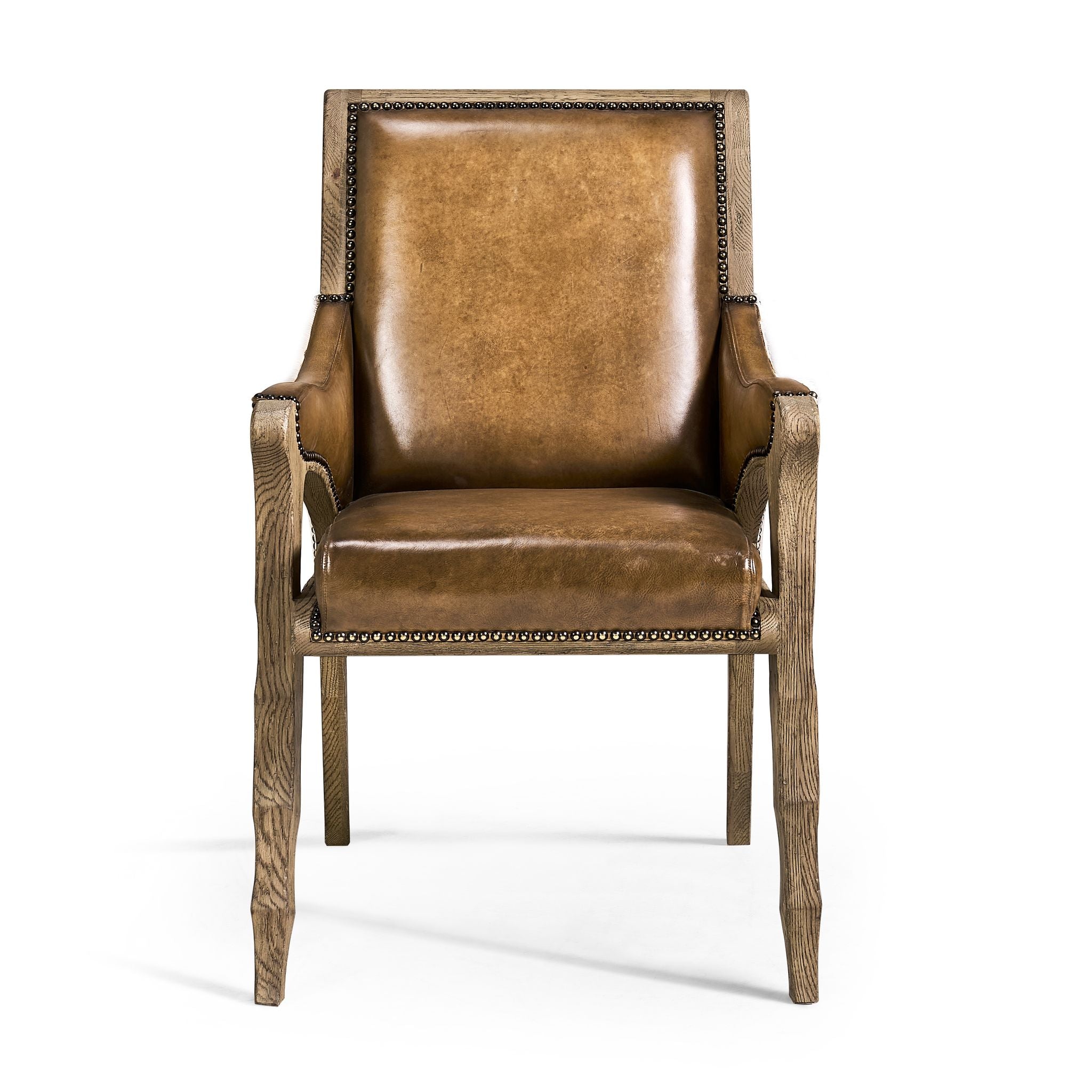 Jonathan Charles Echo Canyon Arm Chair — Leather