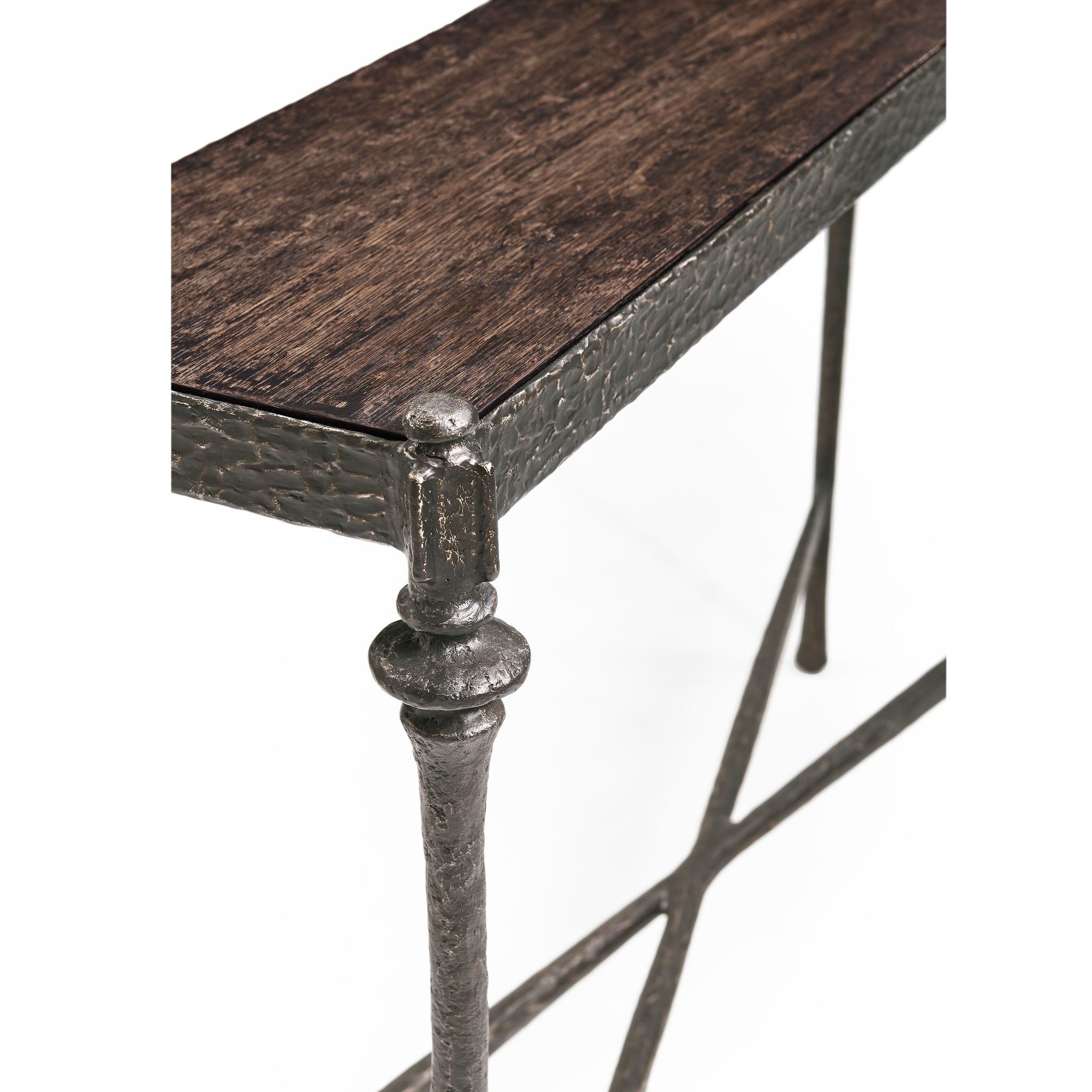 Jonathan Charles Terravita Console Table - Black Caldera