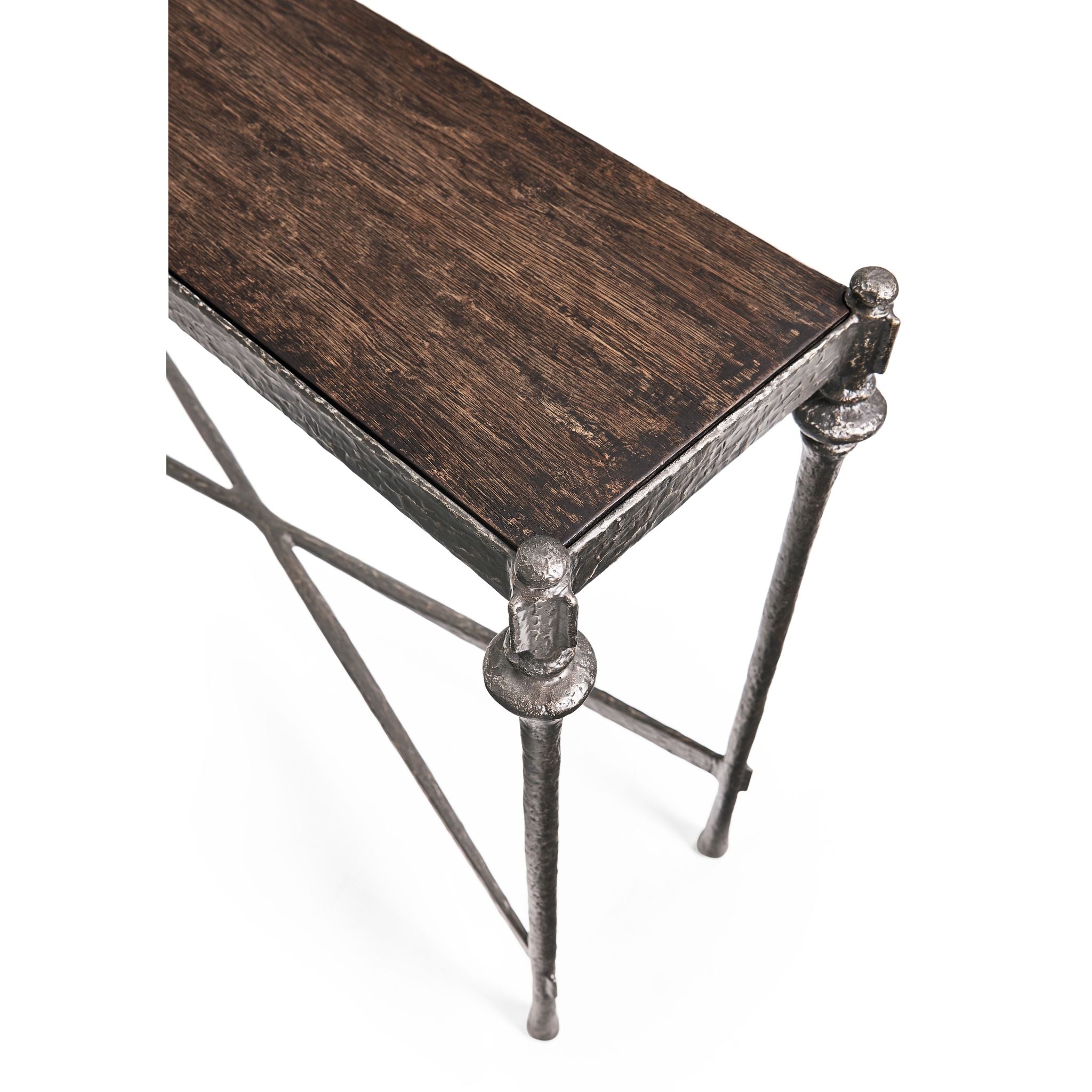 Jonathan Charles Terravita Console Table - Black Caldera