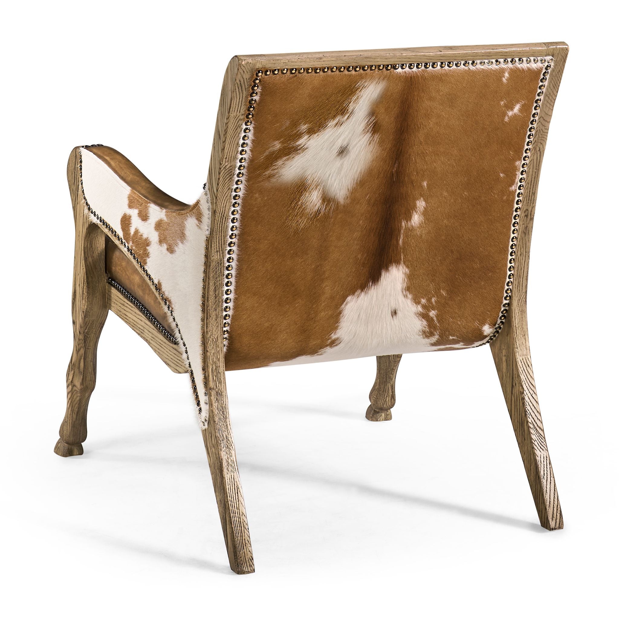 Jonathan Charles Echo Canyon Leather & Hide Occ. Chair