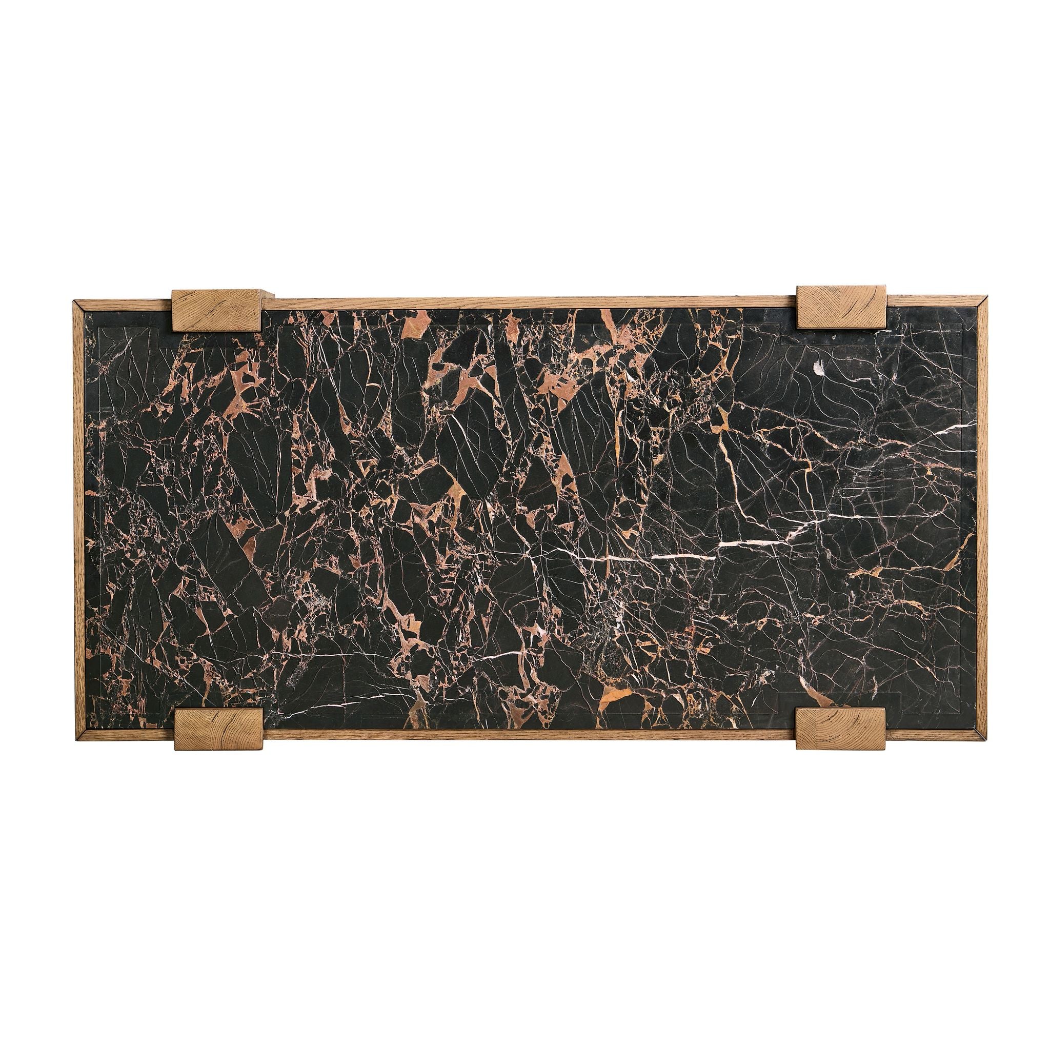 Jonathan Charles Echo Canyon Marble Rec. Cocktail Table
