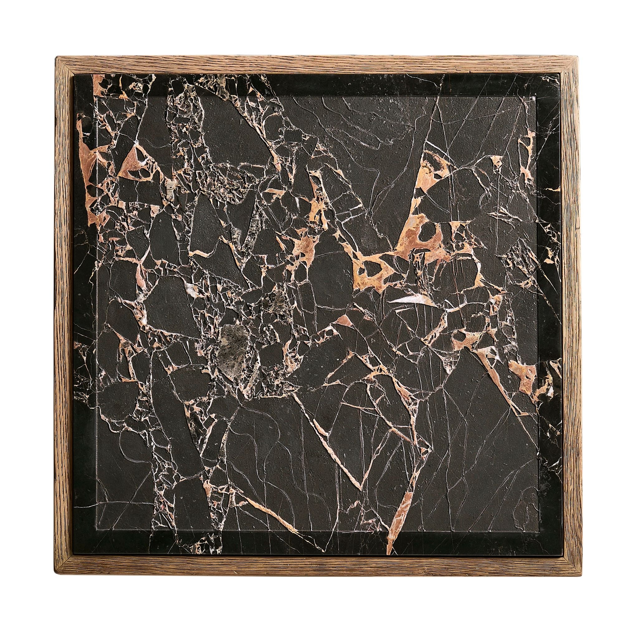 Jonathan Charles Echo Canyon Square Marble Side Table