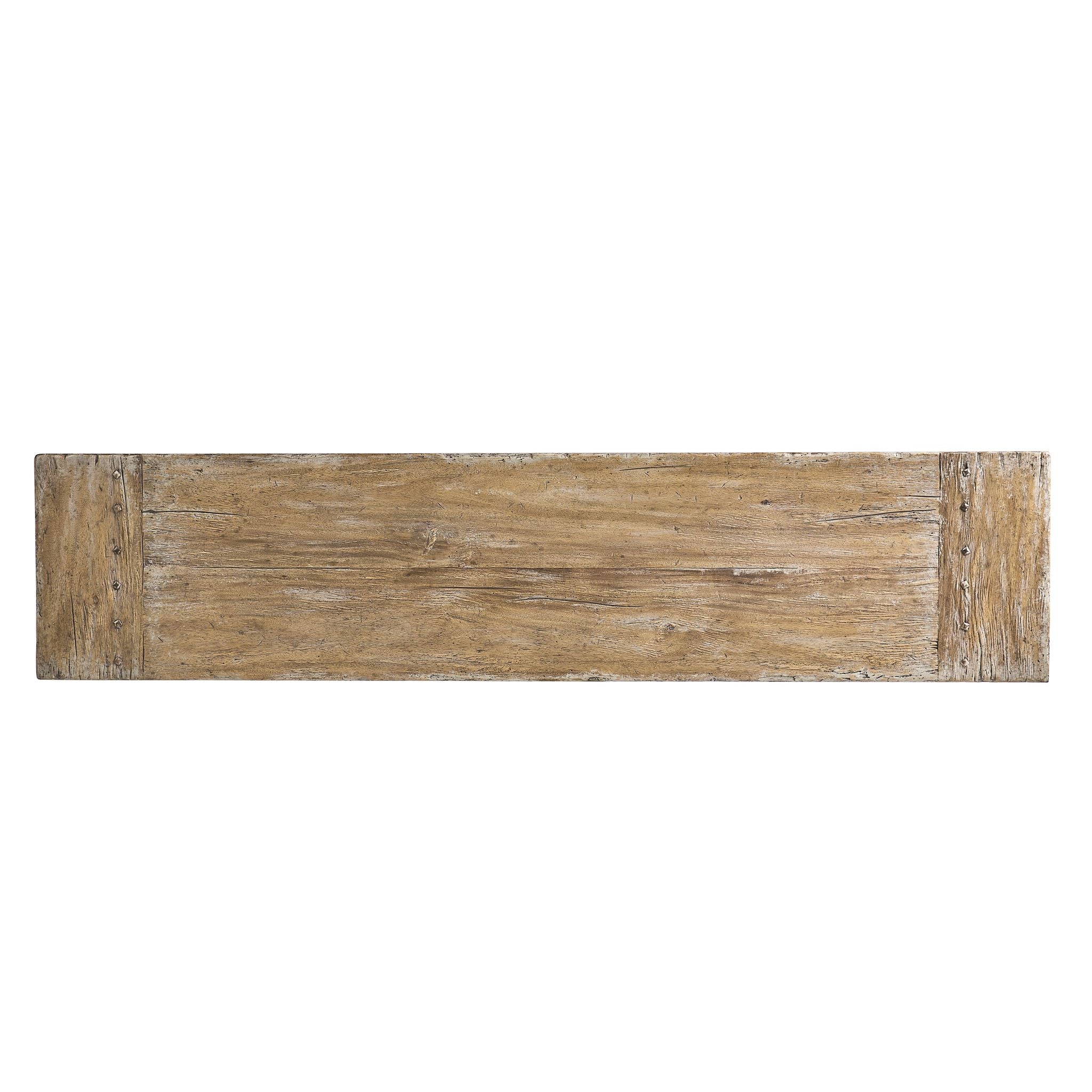 Jonathan Charles Caldera Pedestal-Base Console Table