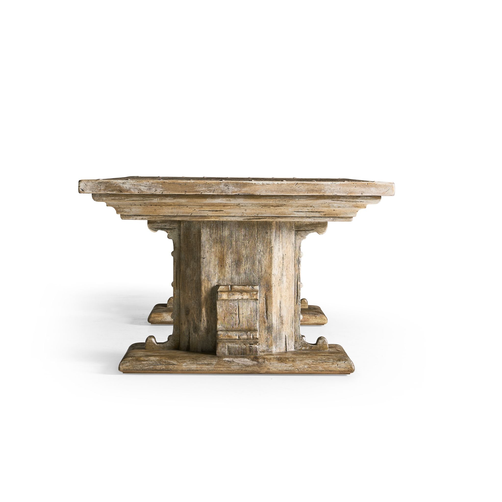 Jonathan Charles Caldera Pedestal-Base Console Table