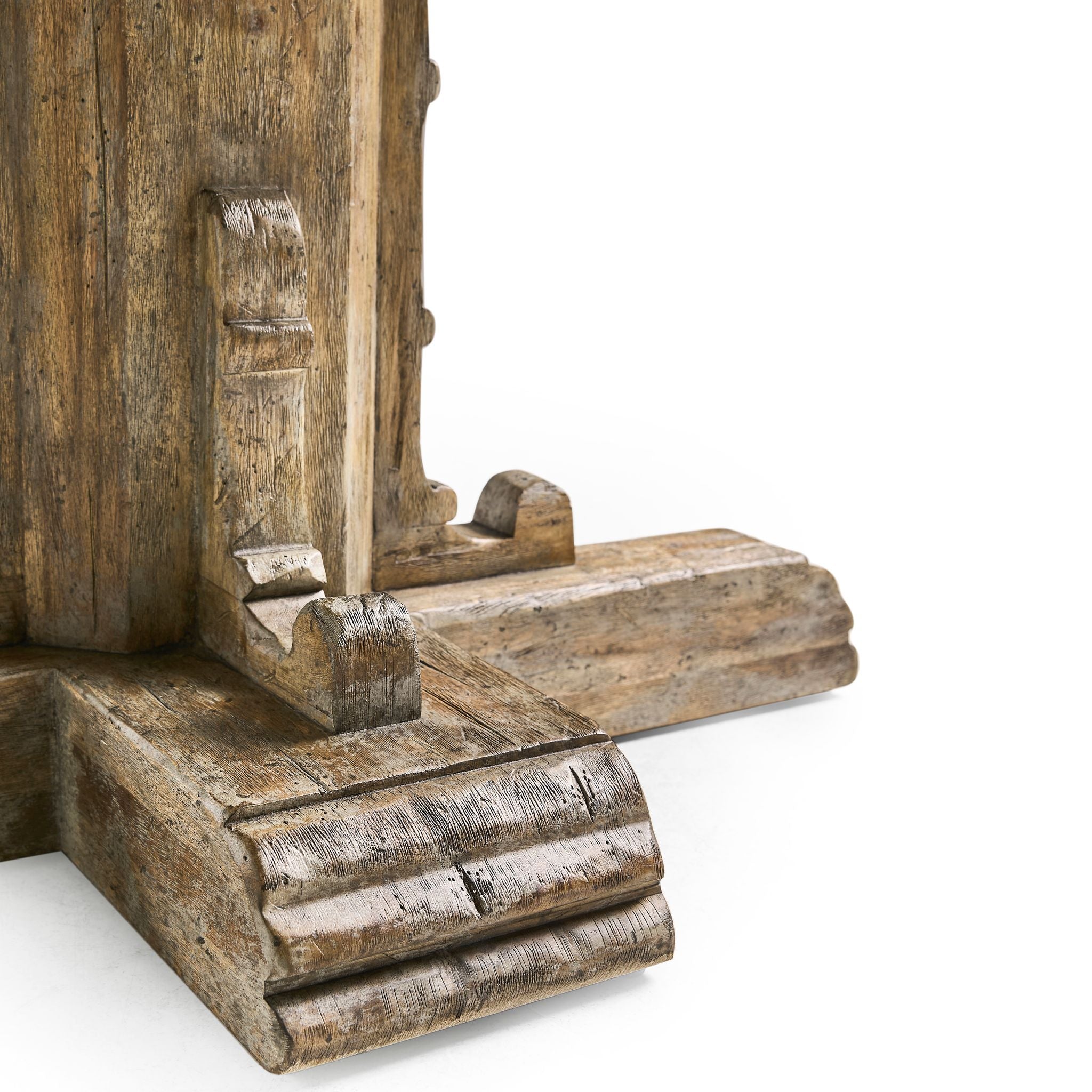 Jonathan Charles Caldera Pedestal-Base Side Table