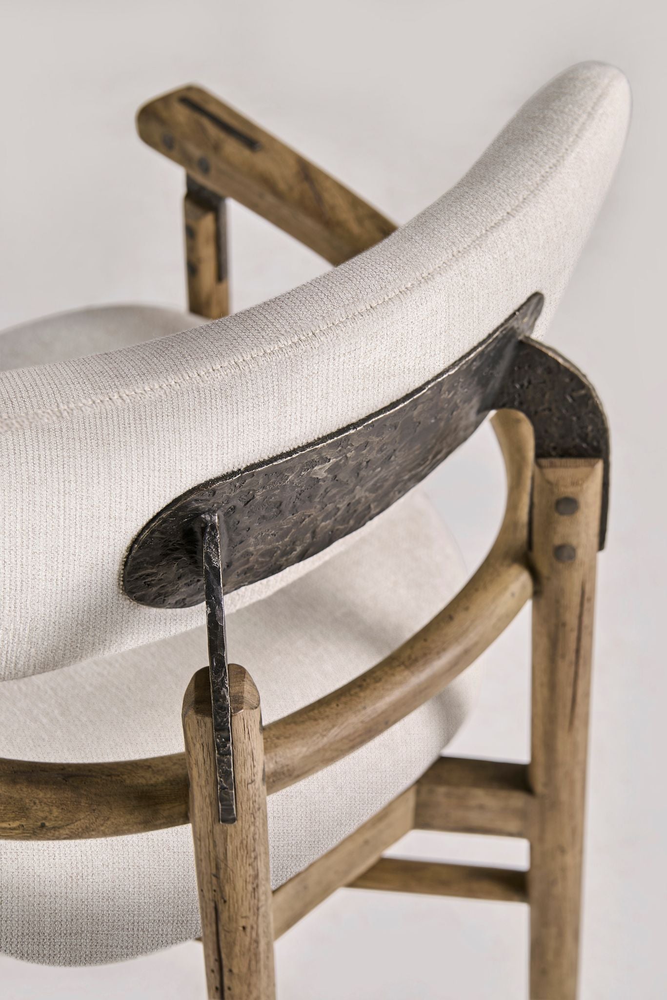 Jonathan Charles Stone Ridge Upholstered Dining Arm Chair