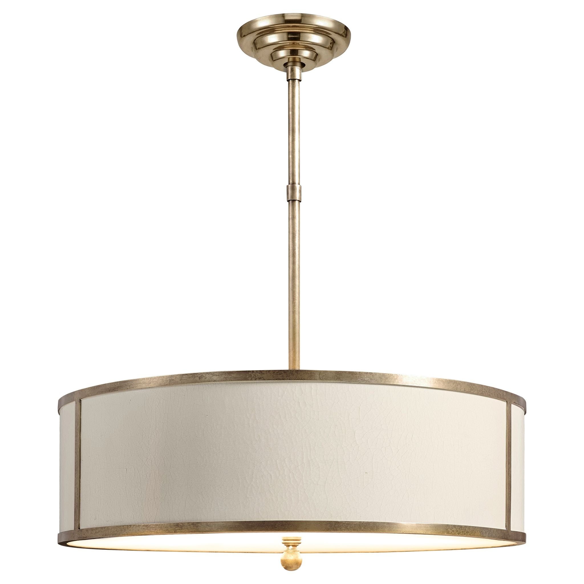 Jonathan Charles Orsman Crackle Drum Chandelier
