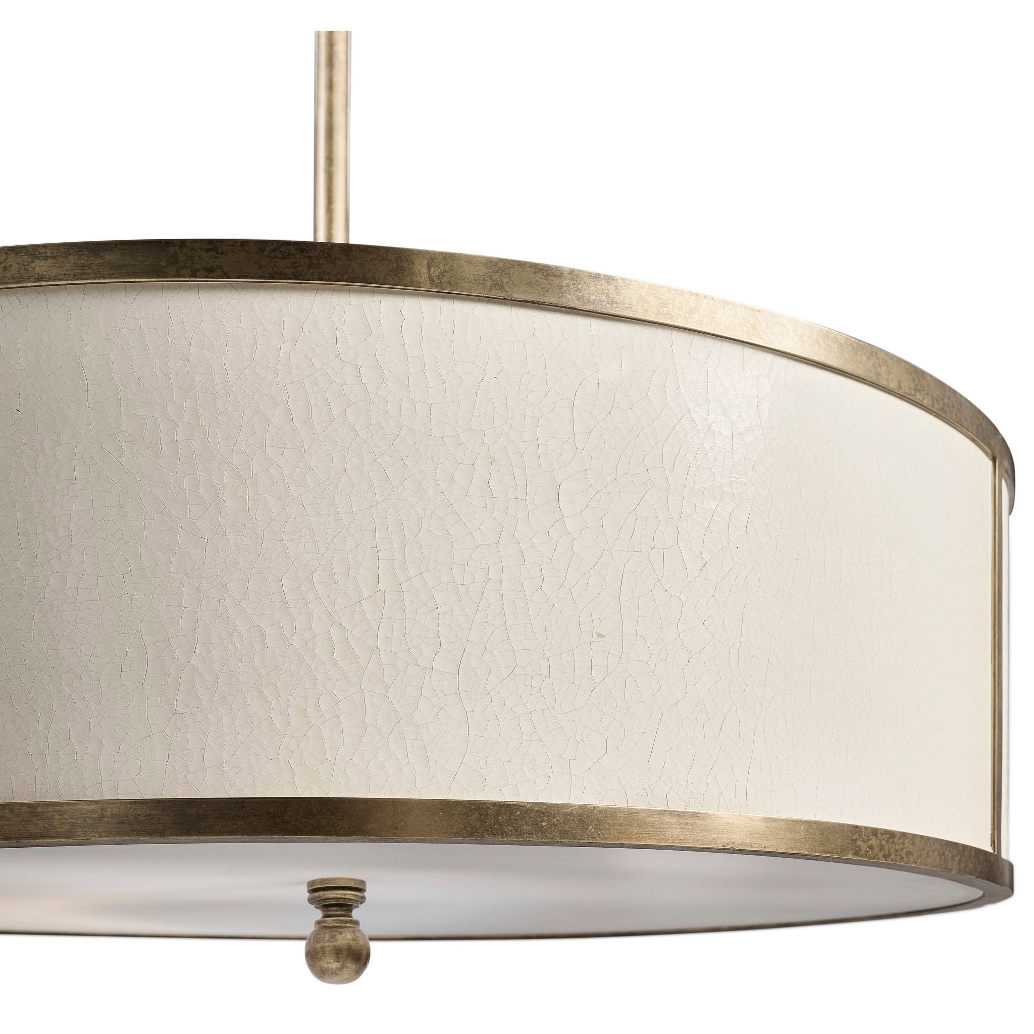 Jonathan Charles Orsman Crackle Drum Chandelier