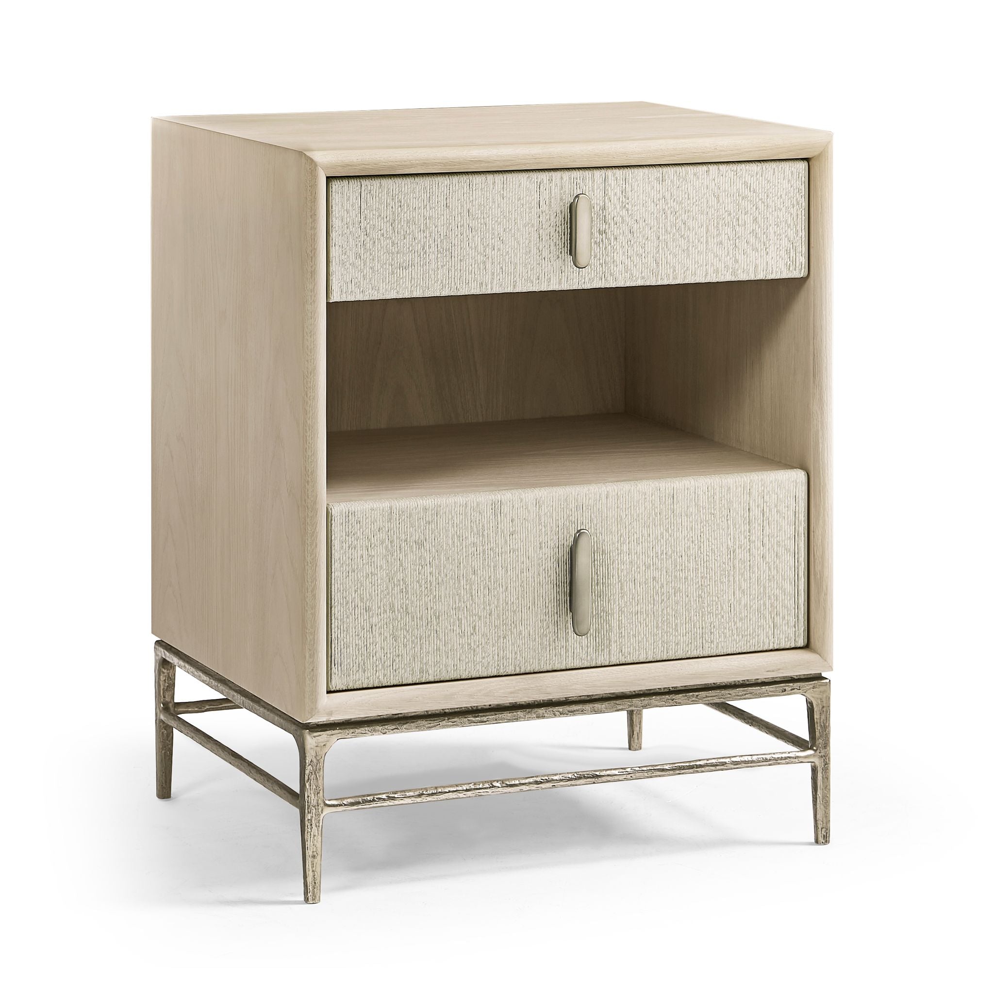 Jonathan Charles Clapotis Danish Cord Narrow Nightstand