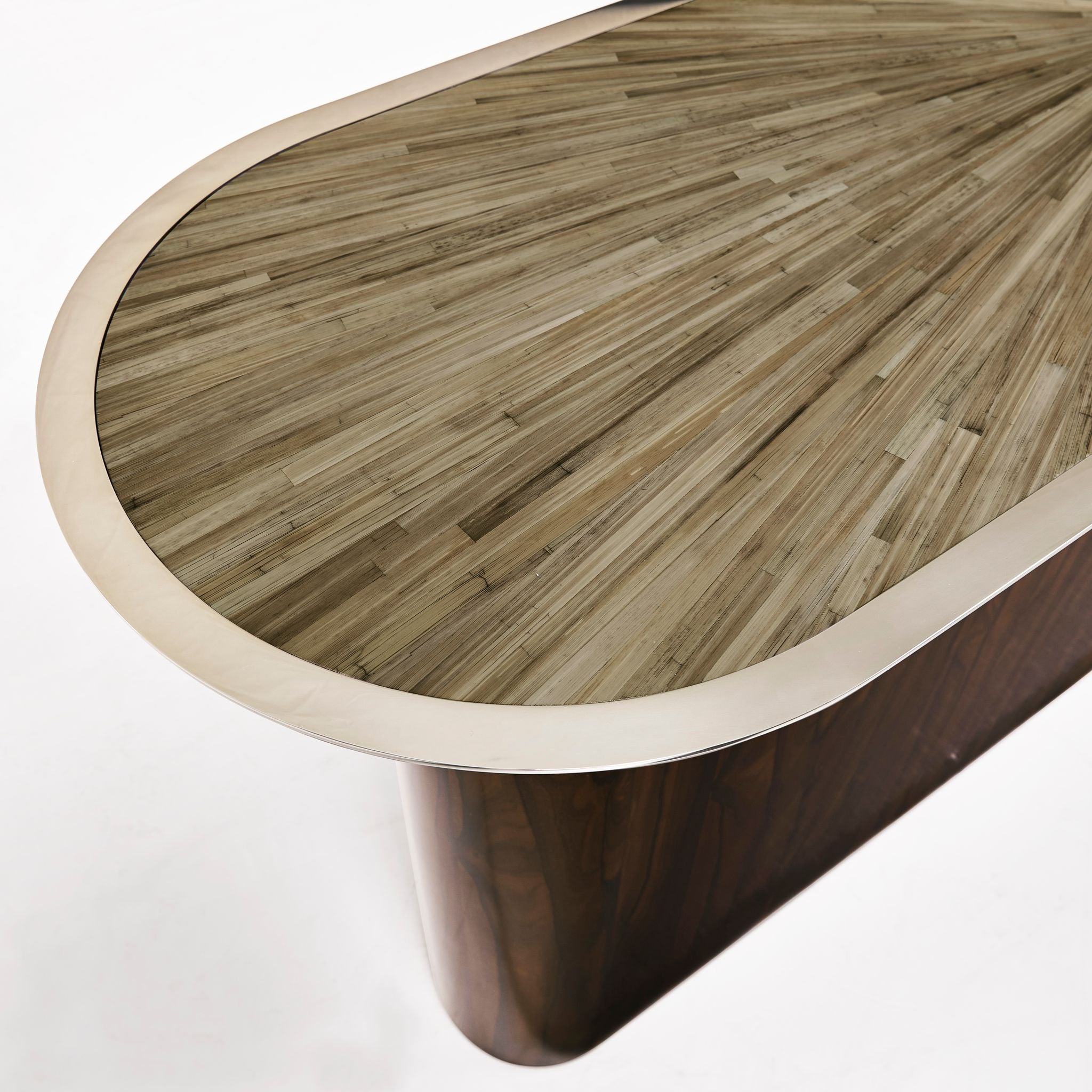 Jonathan Charles Verdure Console Table — Natural Straw