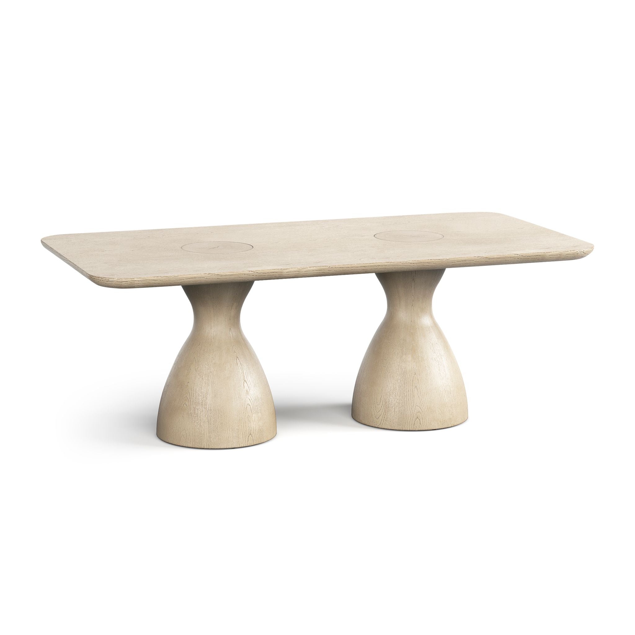 Jonathan Charles Seamount Rectangular Dining Table — 86"