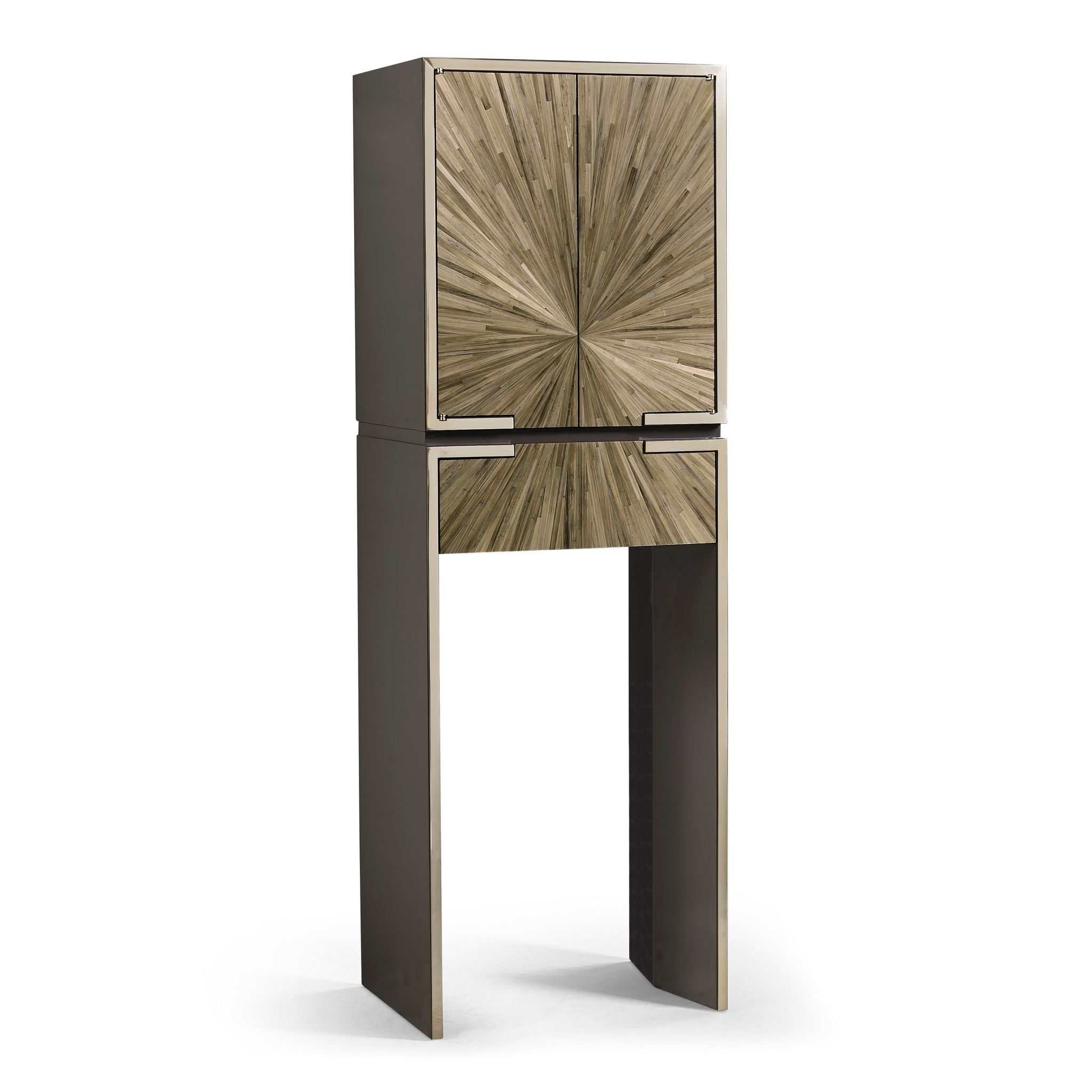 Jonathan Charles Terra Natural Bar Cabinet